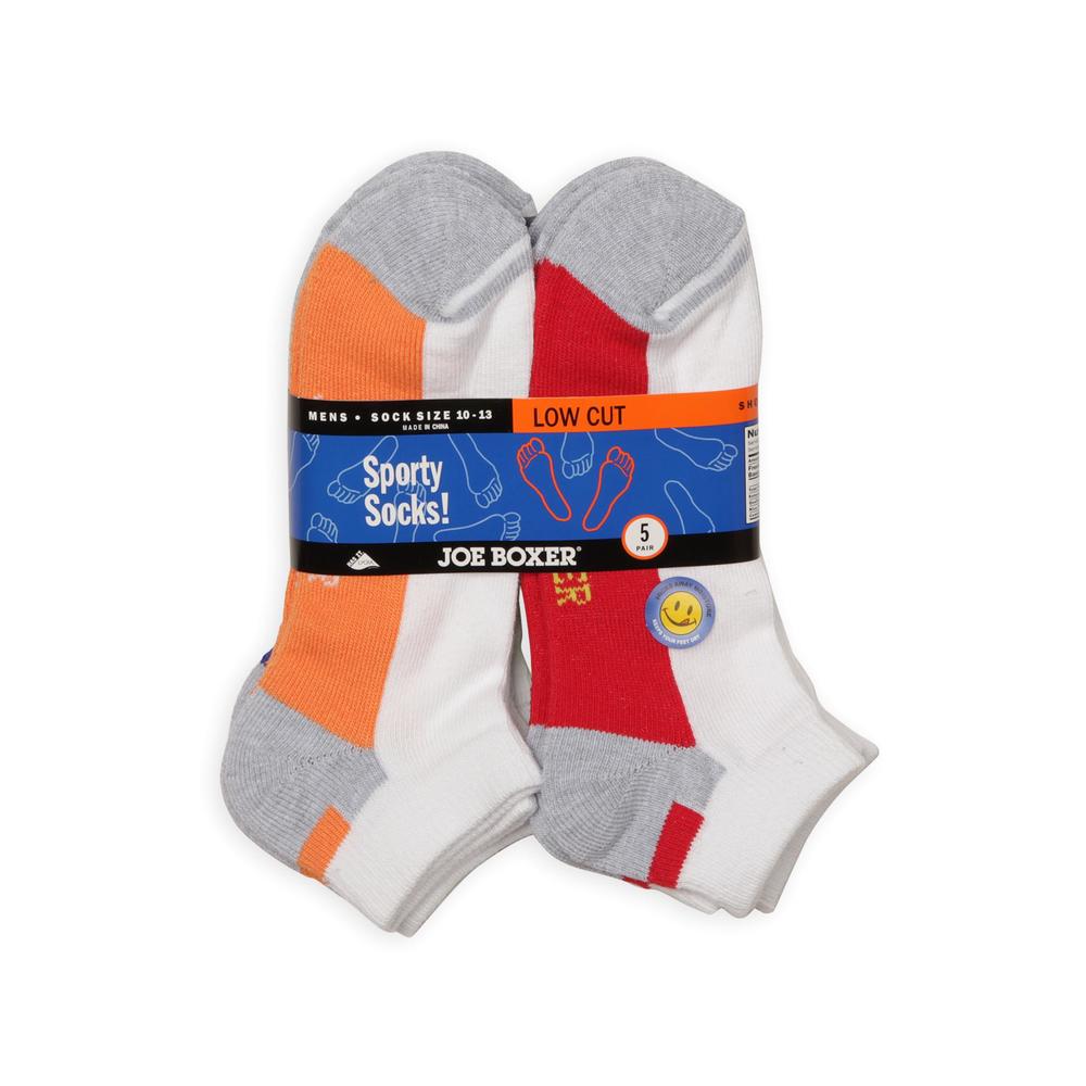 Joe Boxer Men's 5-Pairs Low-Cut Socks - Colorblock