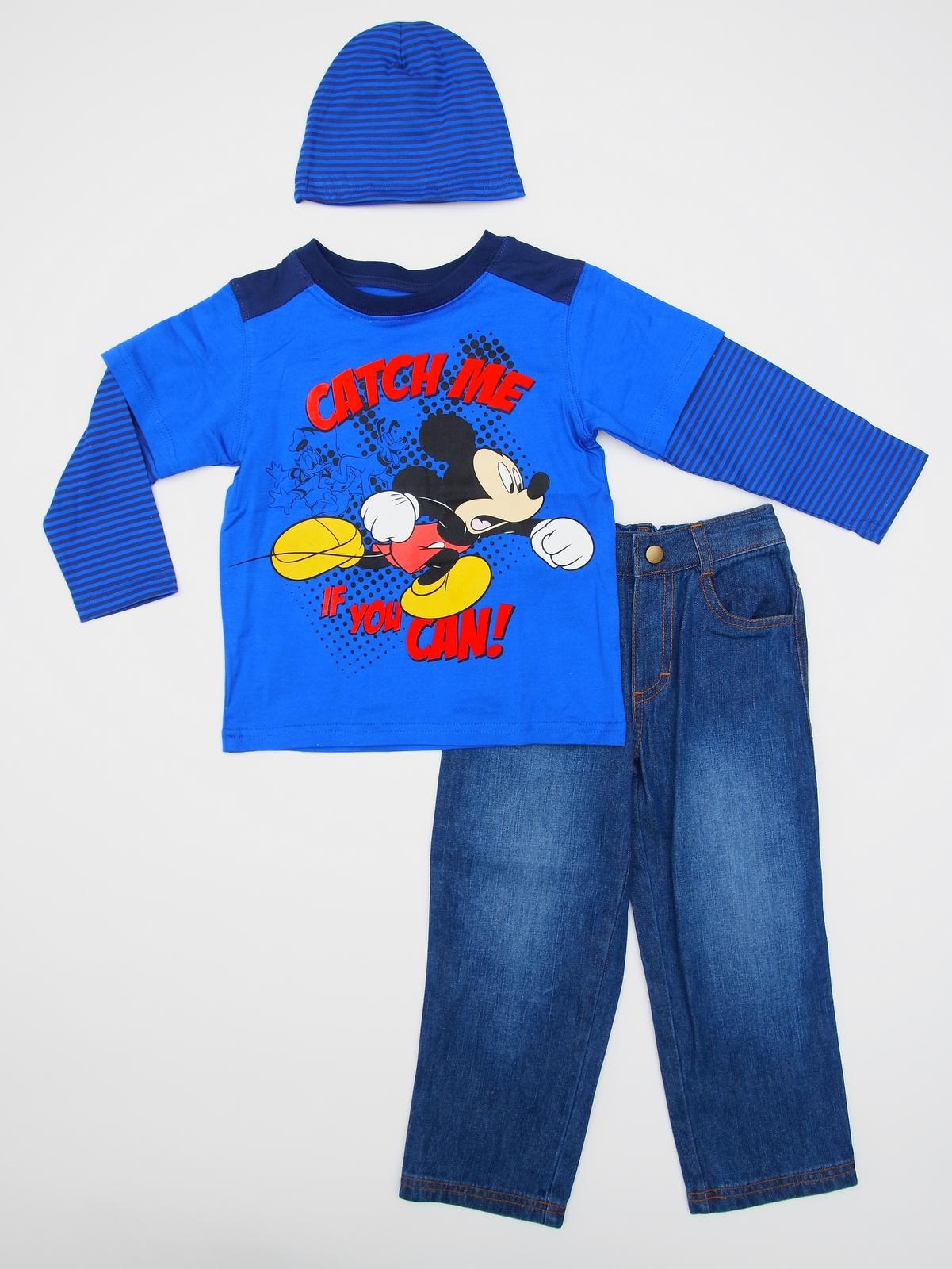 Disney Infant & Toddler Boy's Shirt  Jeans & Hat - Catch Me If You Can!