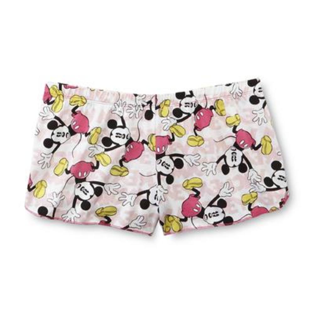 Disney Mickey Mouse Women's Racerback Pajama Top & Shorts