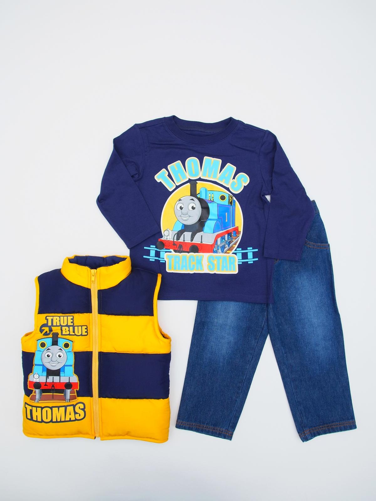 Nickelodeon Thomas the Tank Engine Infant & Toddler Boy's Vest  T-Shirt & Jeans