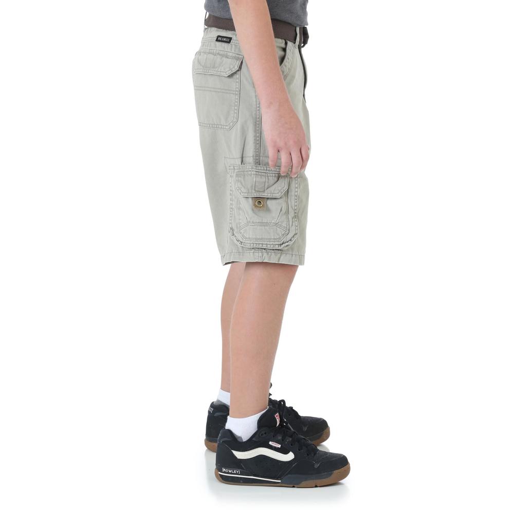 Wrangler Boy's Cargo Shorts & Belt