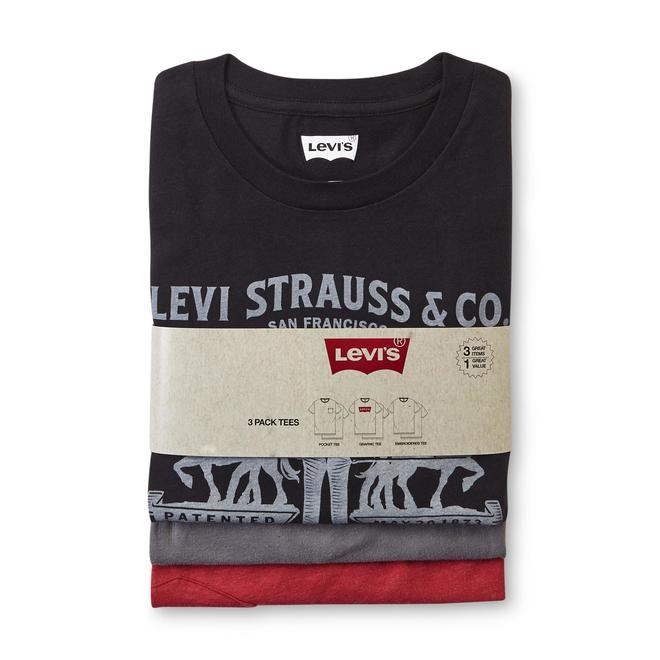 Levi's Men's 3Pack Logo TShirts