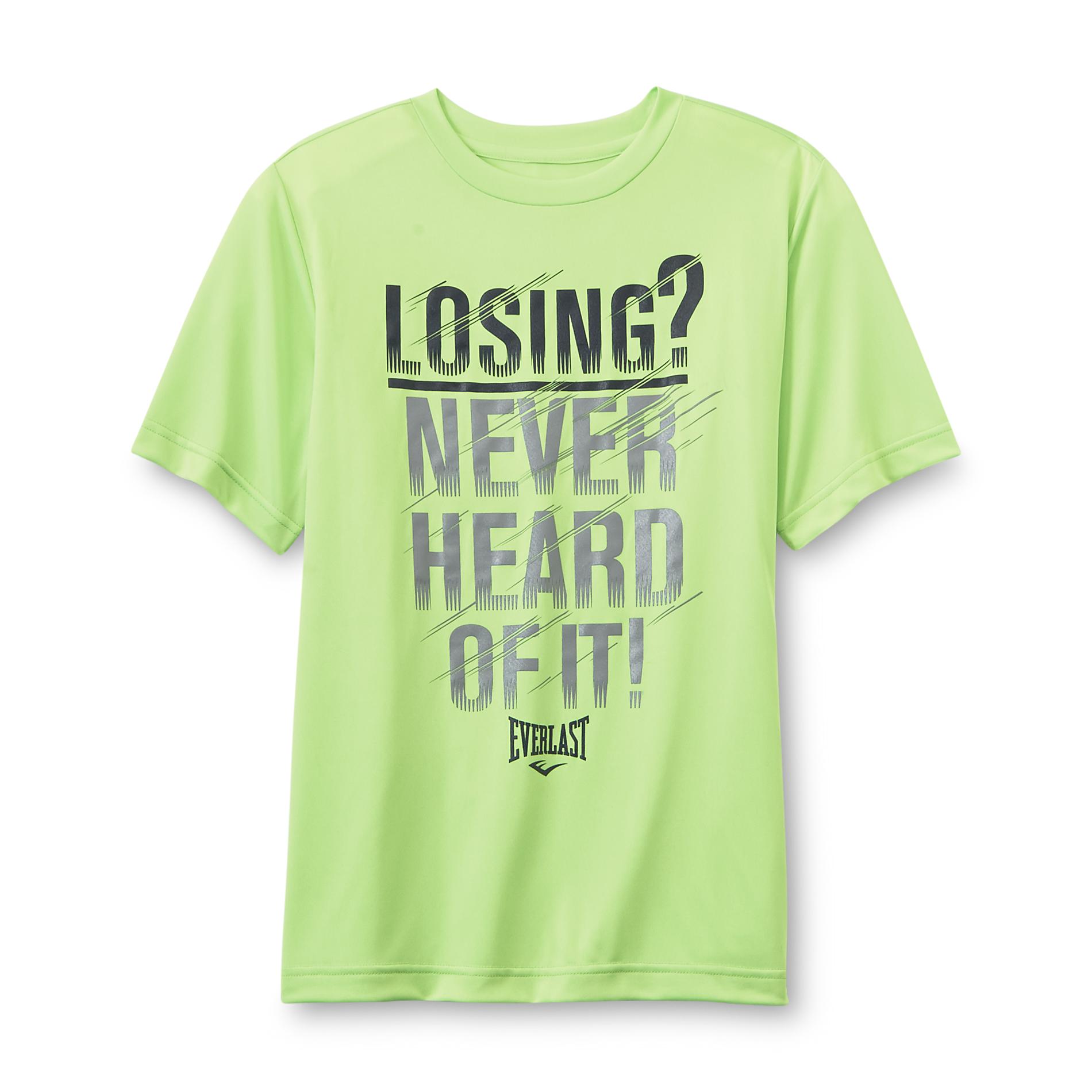 Everlast&reg; Boy's Graphic Athletic T-shirt - Never Heard Of Losing