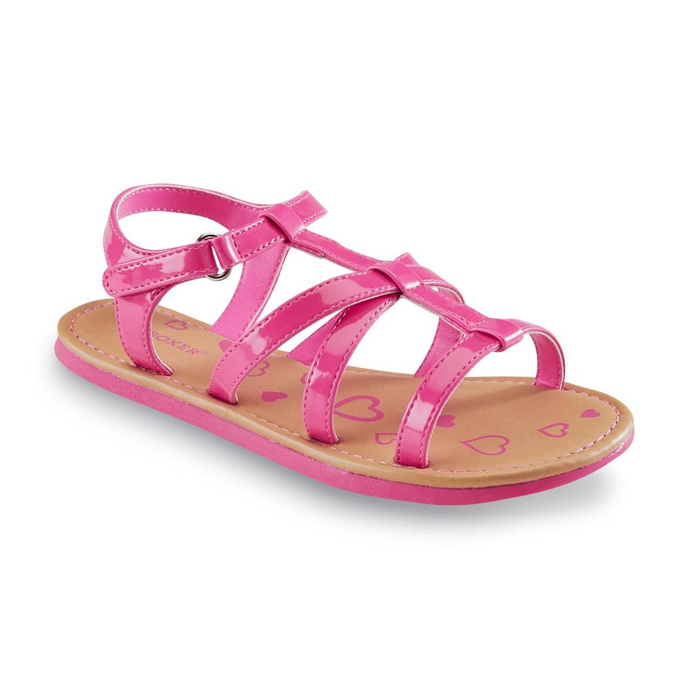 Joe Boxer Girl's Spencer Neon Pink Patent Sandal