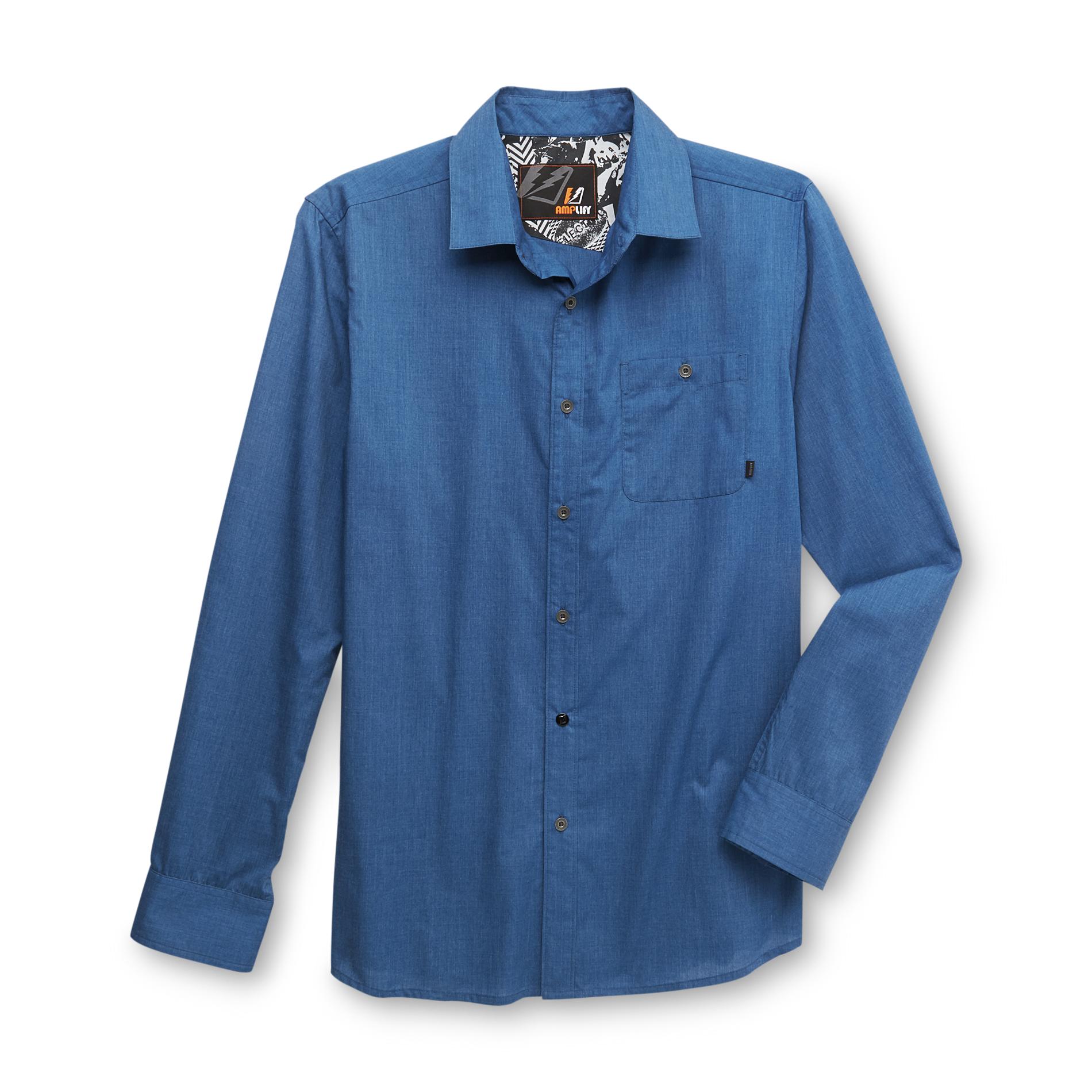 Amplify Young Men's Button-Front Shirt