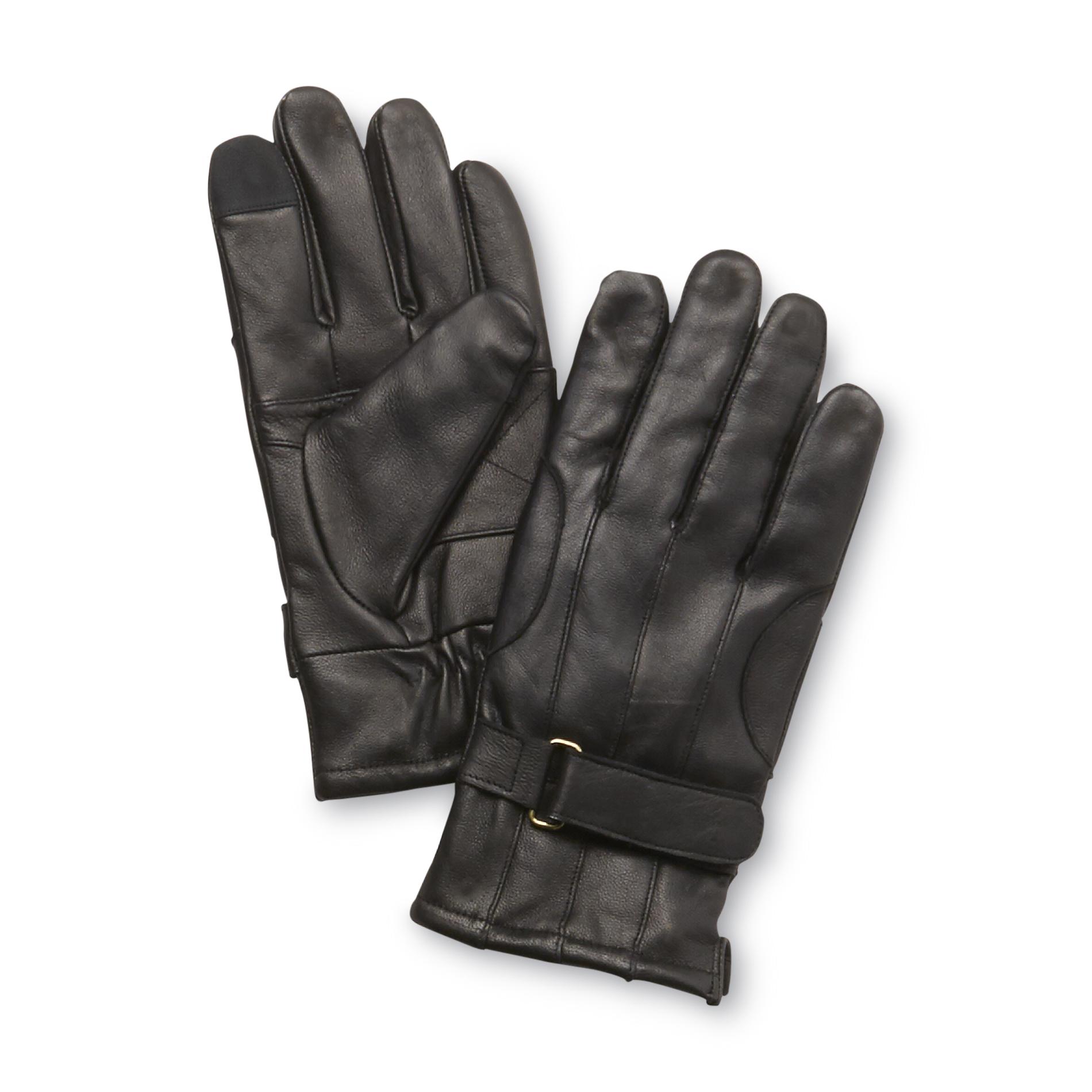 Covington Men's Fleece-Lined Leather Gloves