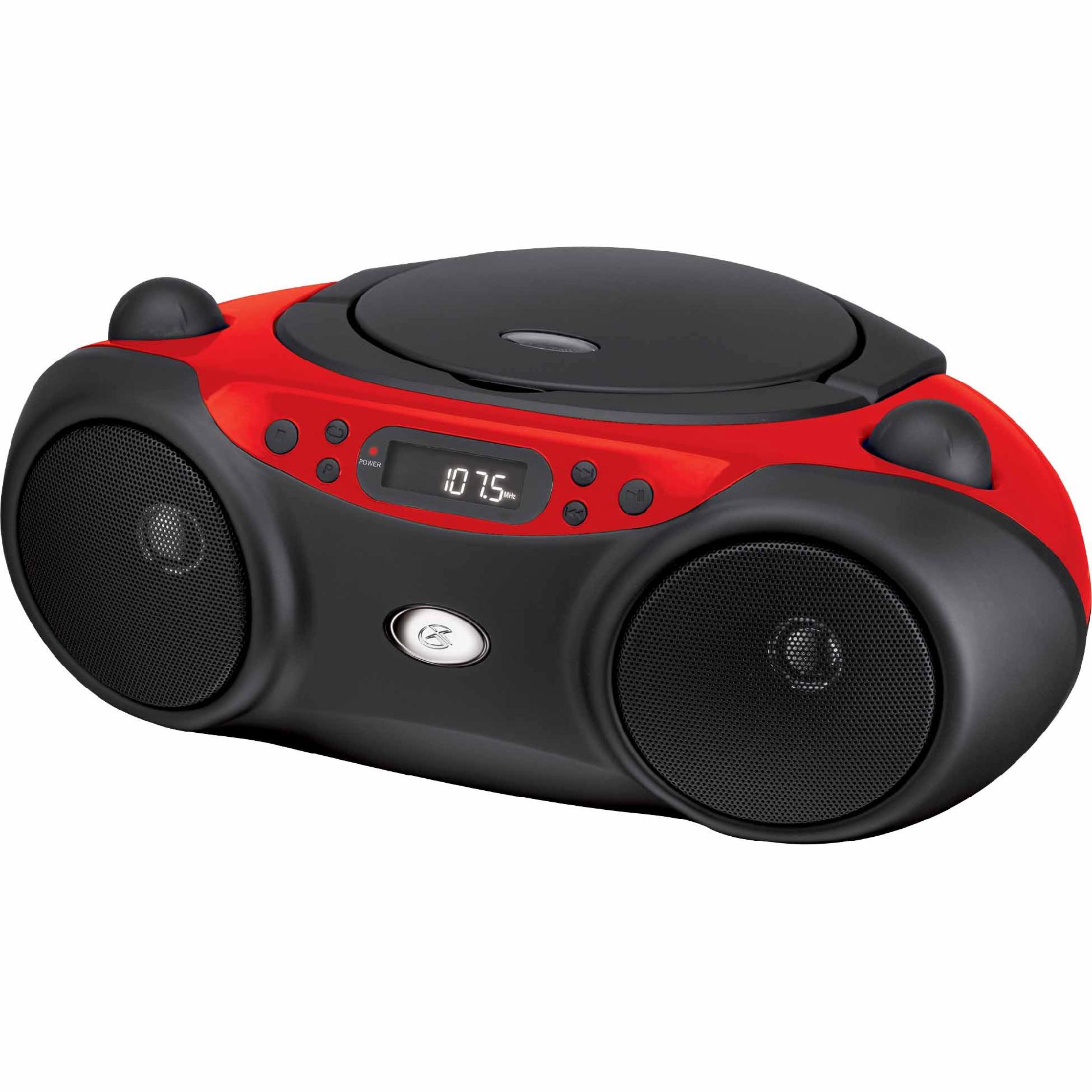 GPX BC232R Boombox Red
