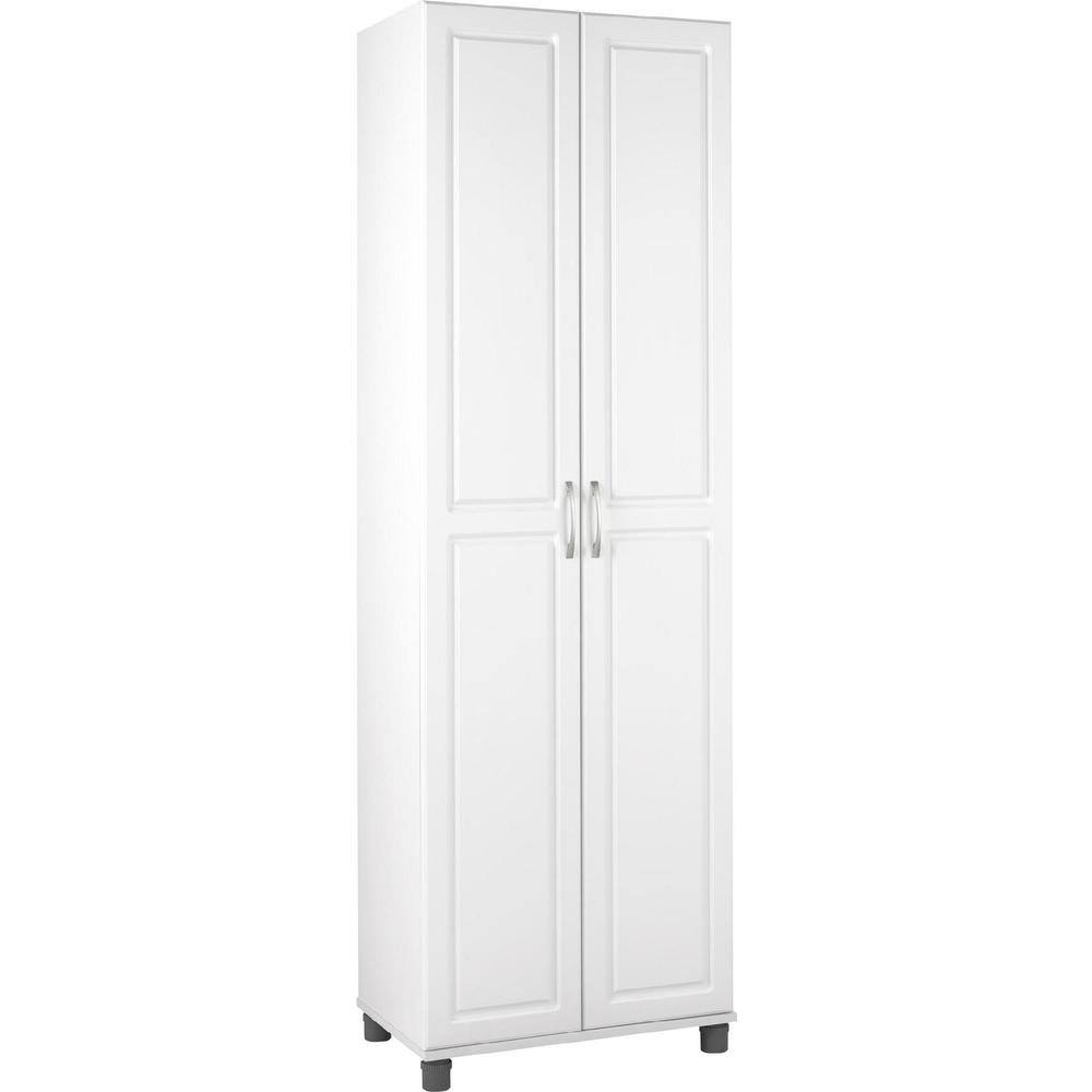 Dorel Kendall  24" White Utility Storage Cabinet