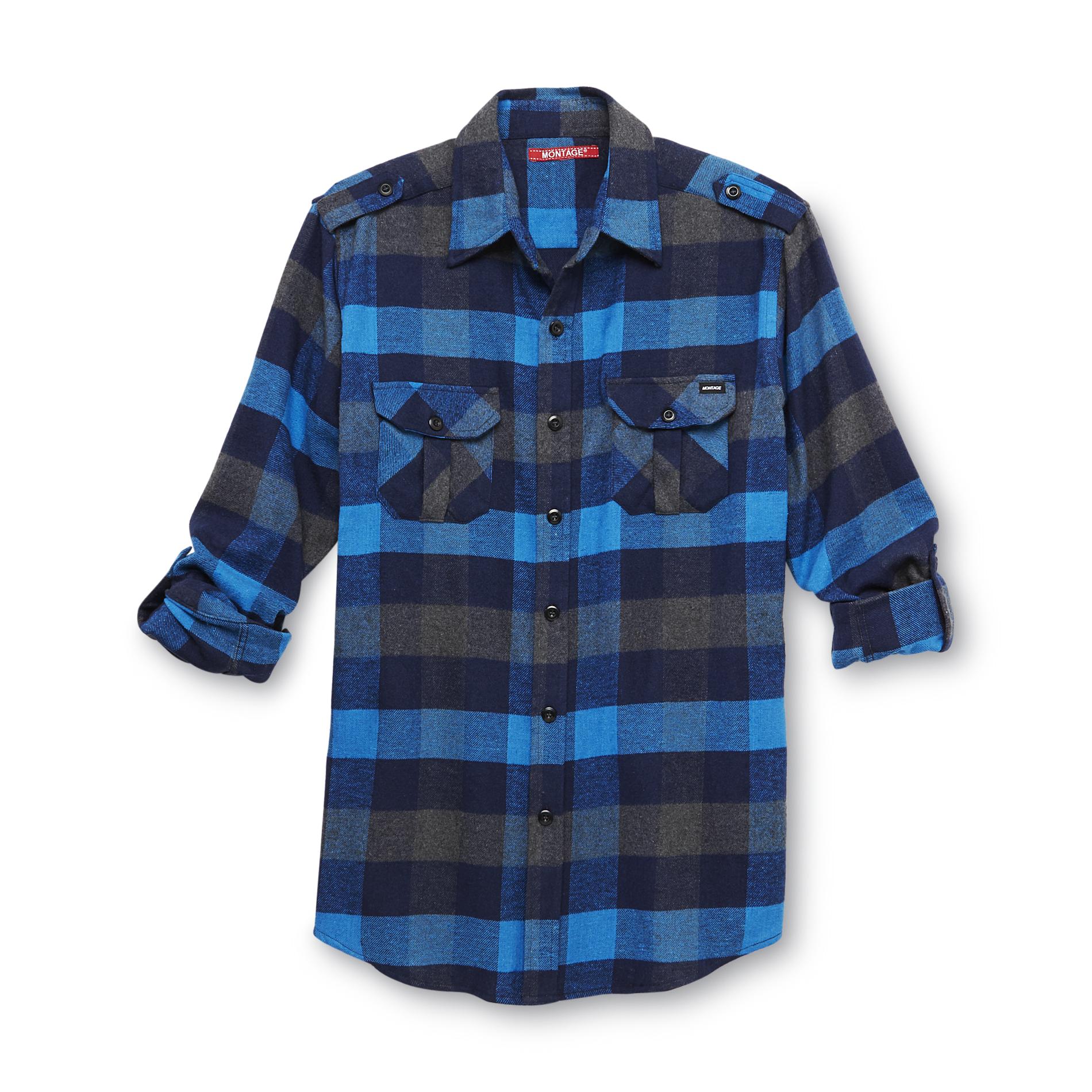 Young Men's Flannel Shirt - Buffalo Plaid