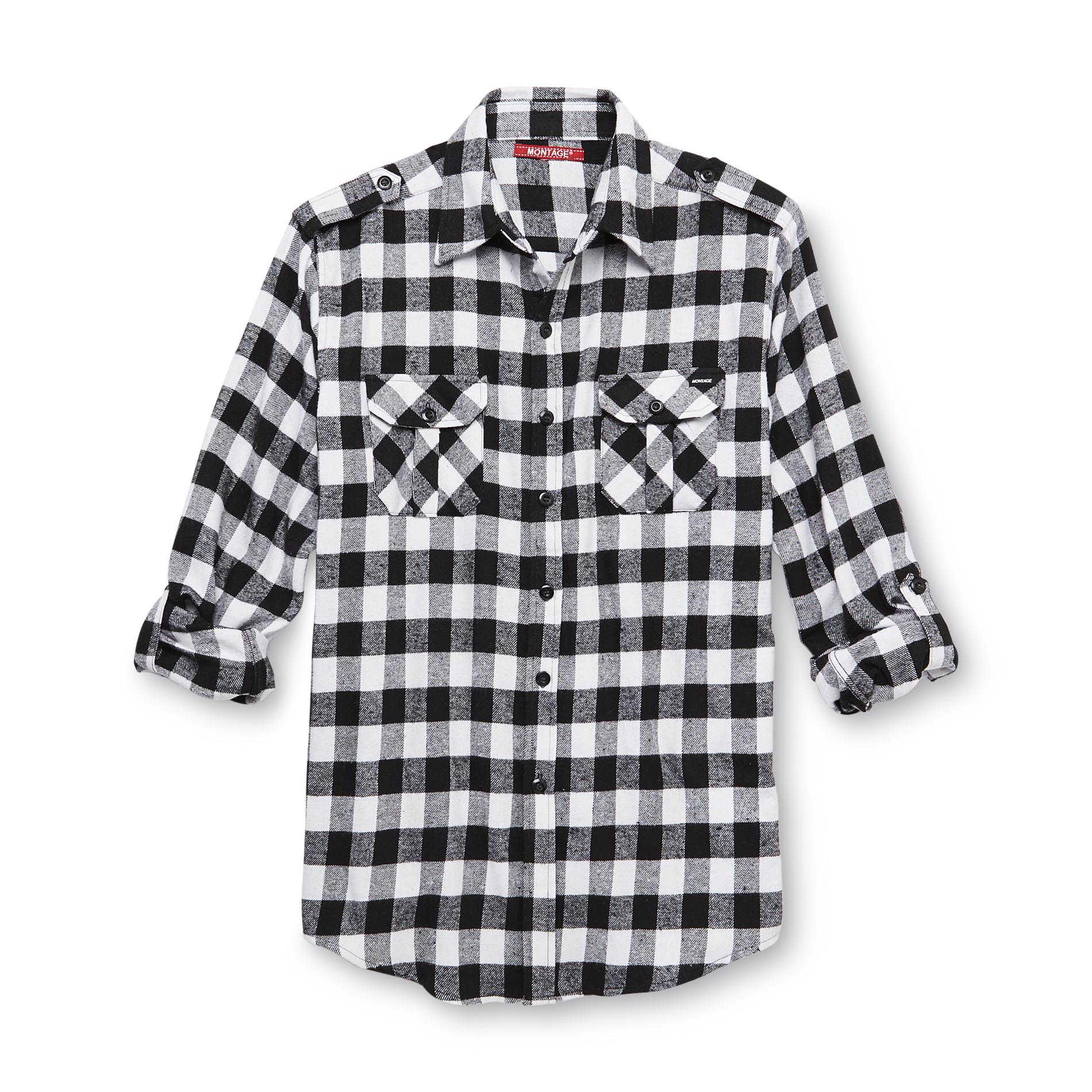 Young Men's Flannel Shirt - Buffalo Plaid