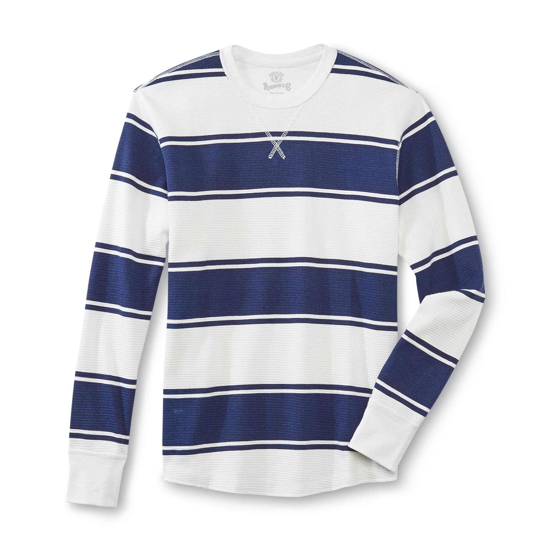 Roebuck & Co. Young Men's Thermal Shirt - Striped