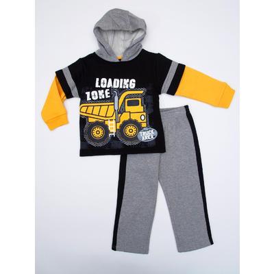 Little Rebels Infant & Toddler Boy's Hoodie & Sweatpants - Construction