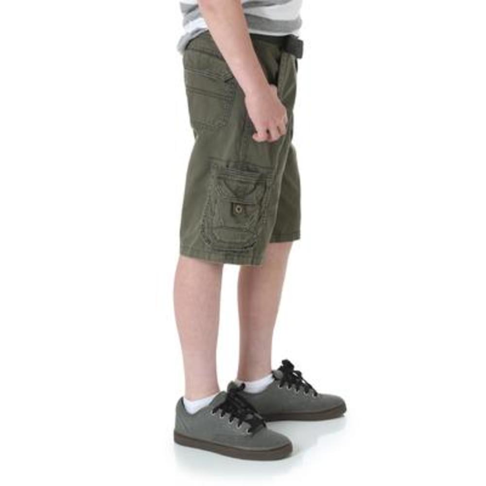 Wrangler Boy's Cargo Shorts & Belt