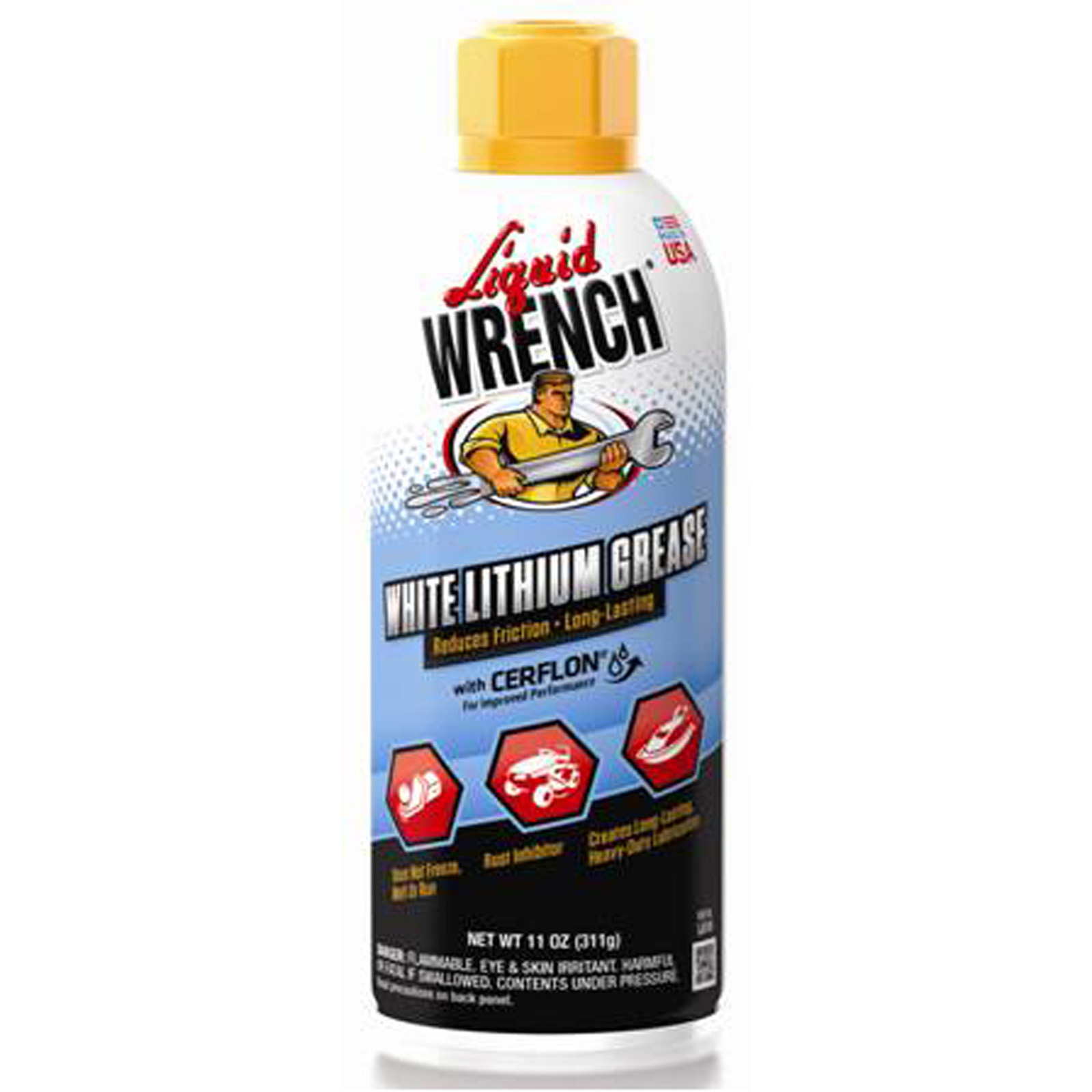 Liquid Wrench 10.25 oz White Lithium Grease with Cerflon