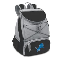 PICNIC TIME Black Detroit Lions PTX Backpack Cooler