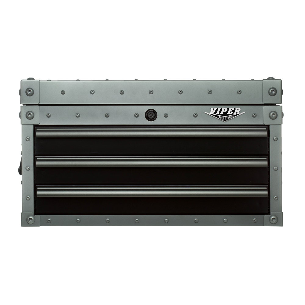 Viper Tool Storage 26-inch ARMOR Series3 Drawer 18G Steel Top Chest