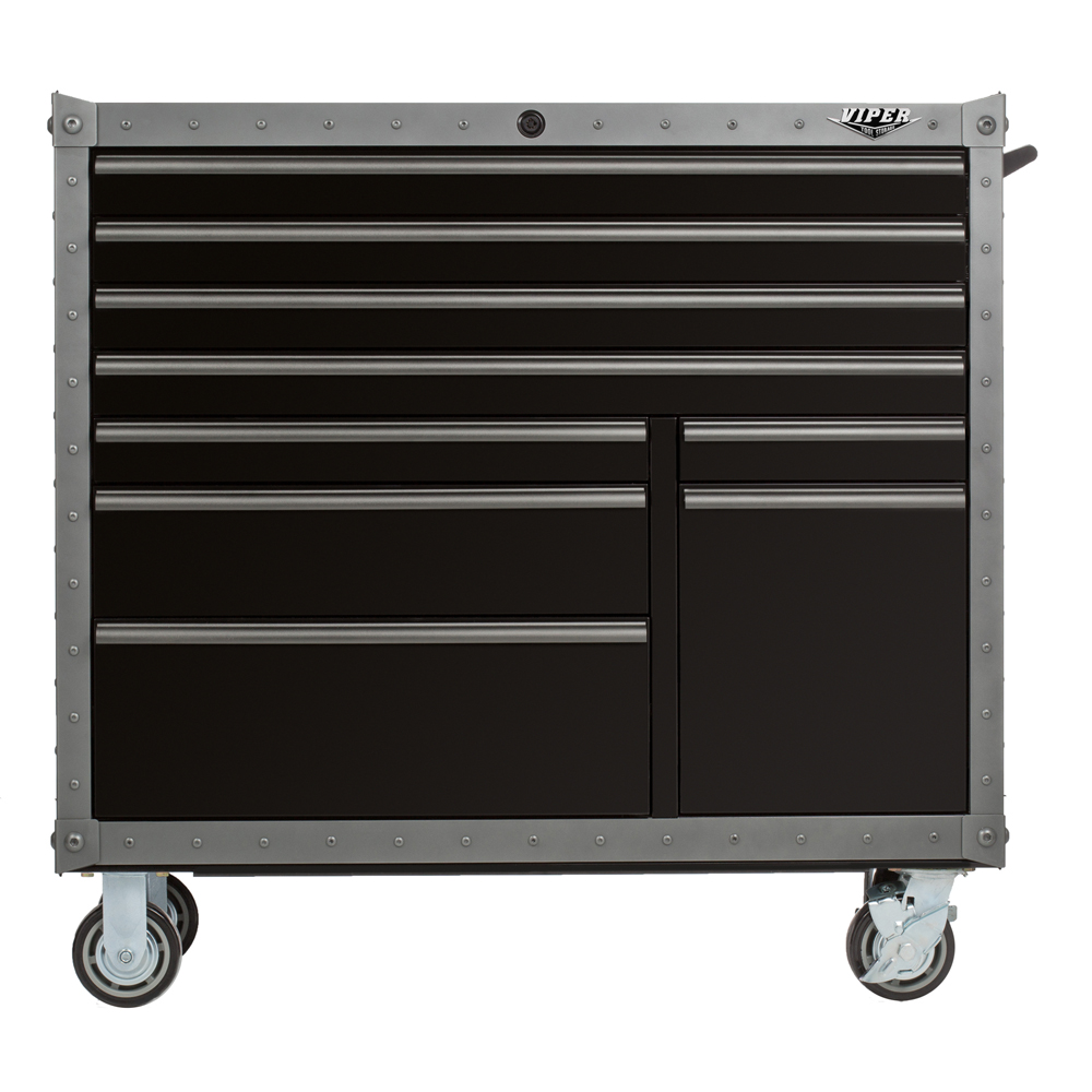Viper Tool Storage 41-inch 9-Drawer ARMOR Series Rolling Cabinet