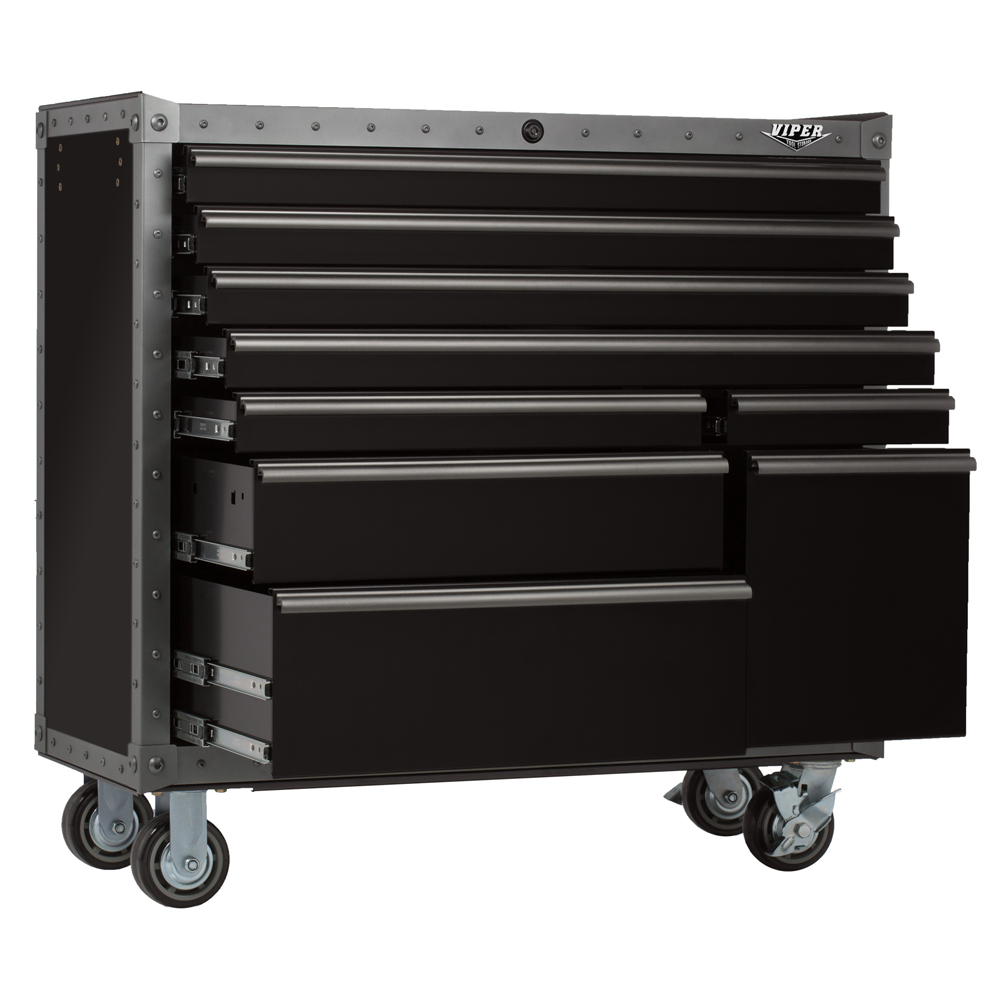 Viper Tool Storage 41-inch 9-Drawer ARMOR Series Rolling Cabinet