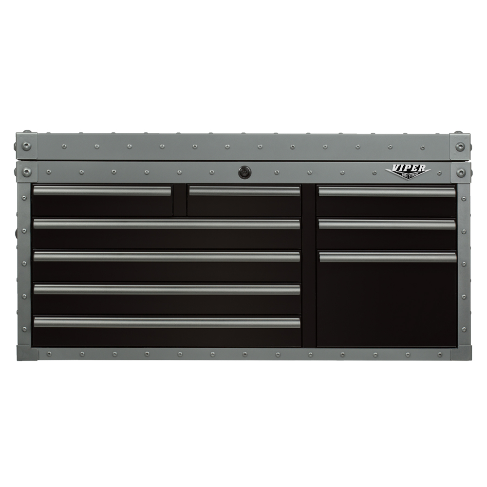 Viper Tool Storage 41-inch 9 Drawer ARMOR Series 18G Steel Top Chest
