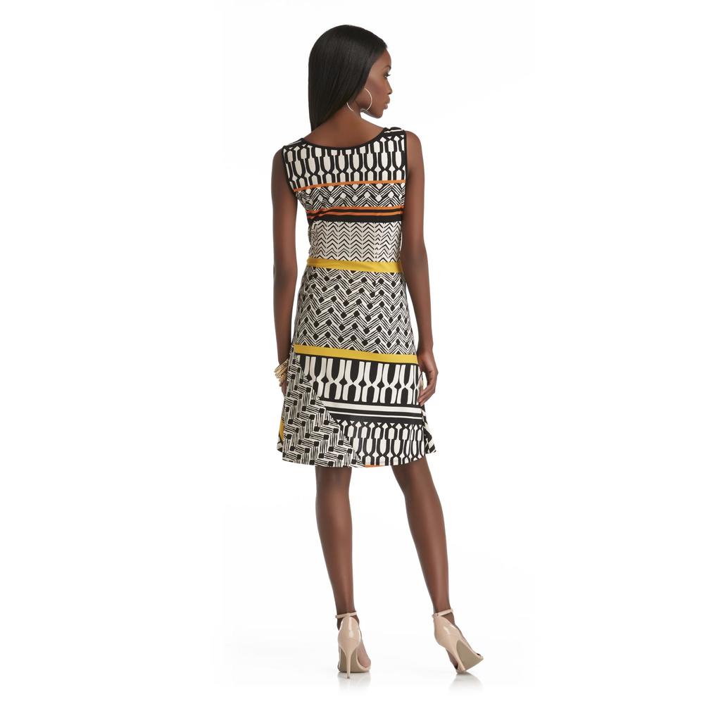 JBS Women's Sleeveless Dress - Geometric