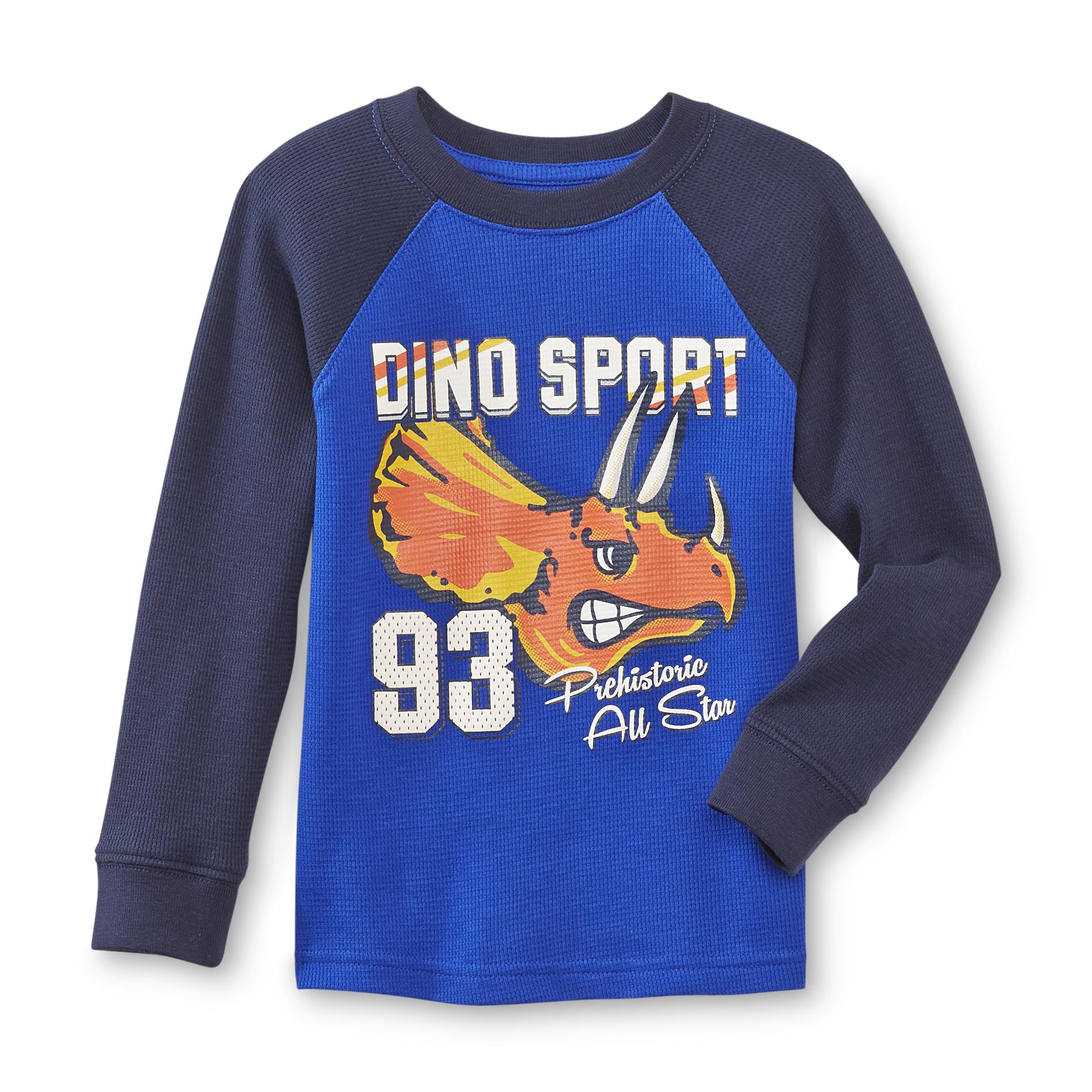 Toughskins Infant & Toddler Boy's Graphic Thermal Shirt - Dino Sport