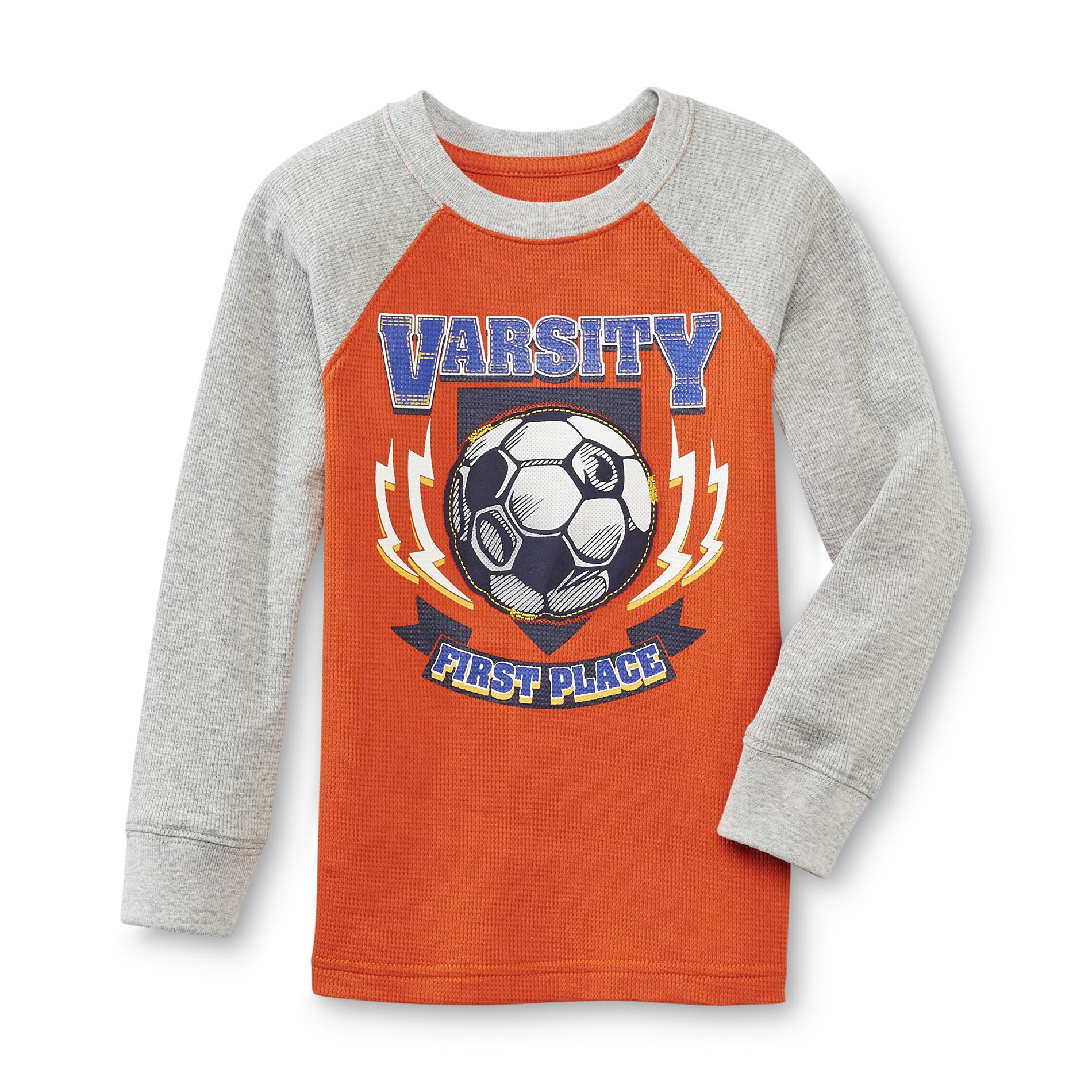 Toughskins Infant & Toddler Boy's Graphic Thermal Shirt - Soccer