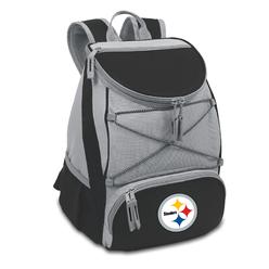 PICNIC TIME Black Pittsburgh Steelers PTX Backpack Cooler