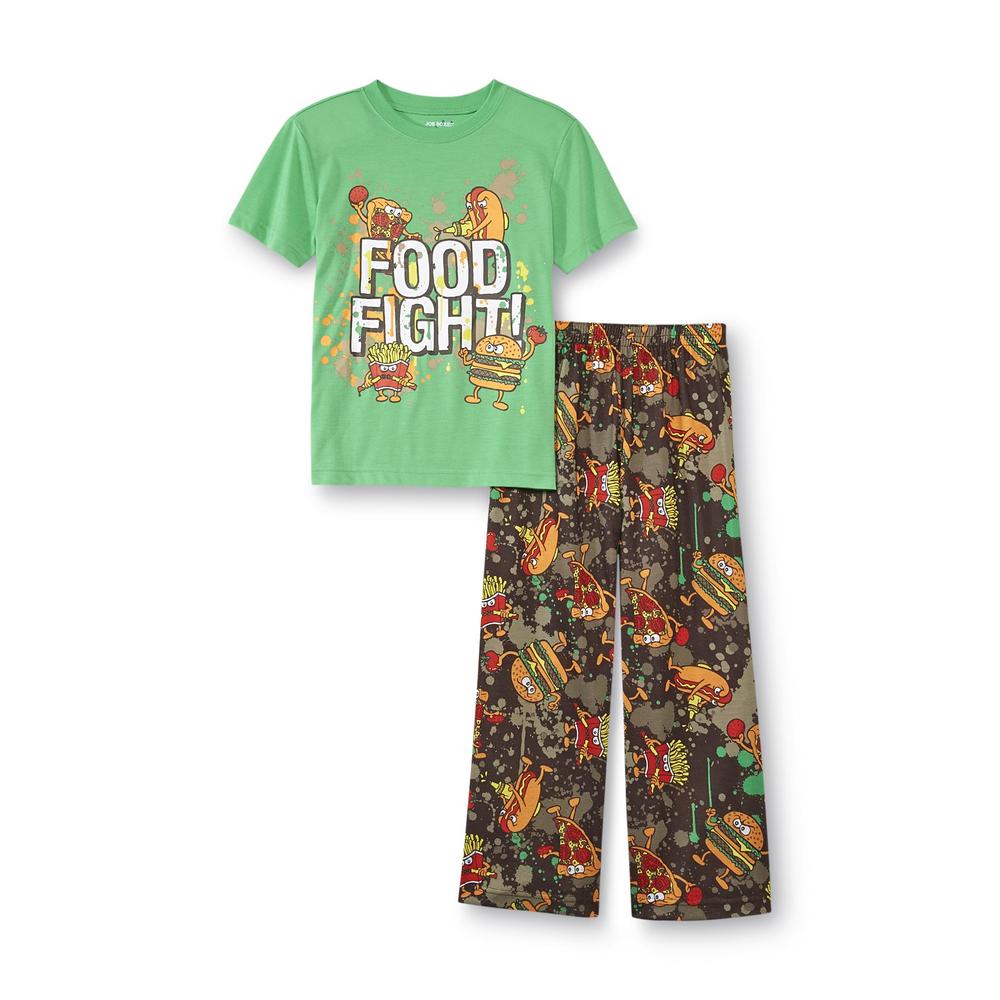 Joe Boxer Boy's Food Fight Pajama T-Shirt and Pants