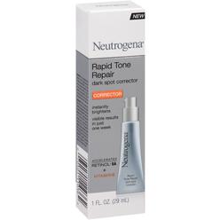 Neutrogena Rapid Tone Repair Retinol + Vitamin C Dark Spot Corrector Face Serum, Daily Anti-Wrinkle Retinol Dark Spot Corrector 