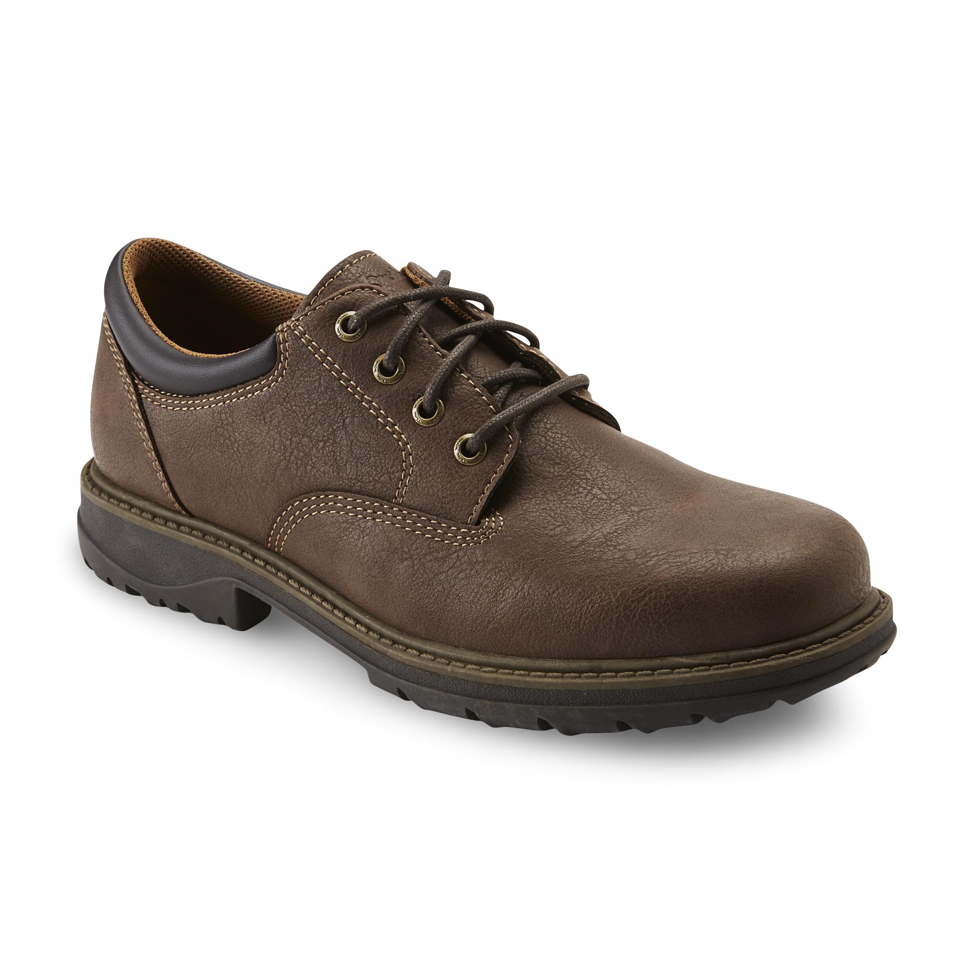 Thom McAn Men's Marcel Brown Lug Oxford Shoe | Shop Your Way: Online ...