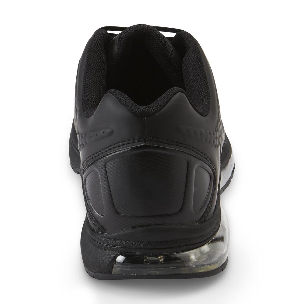 Safetrax Men's Jam Slip-Resistant Memory Foam Athletic Work Shoe - Black