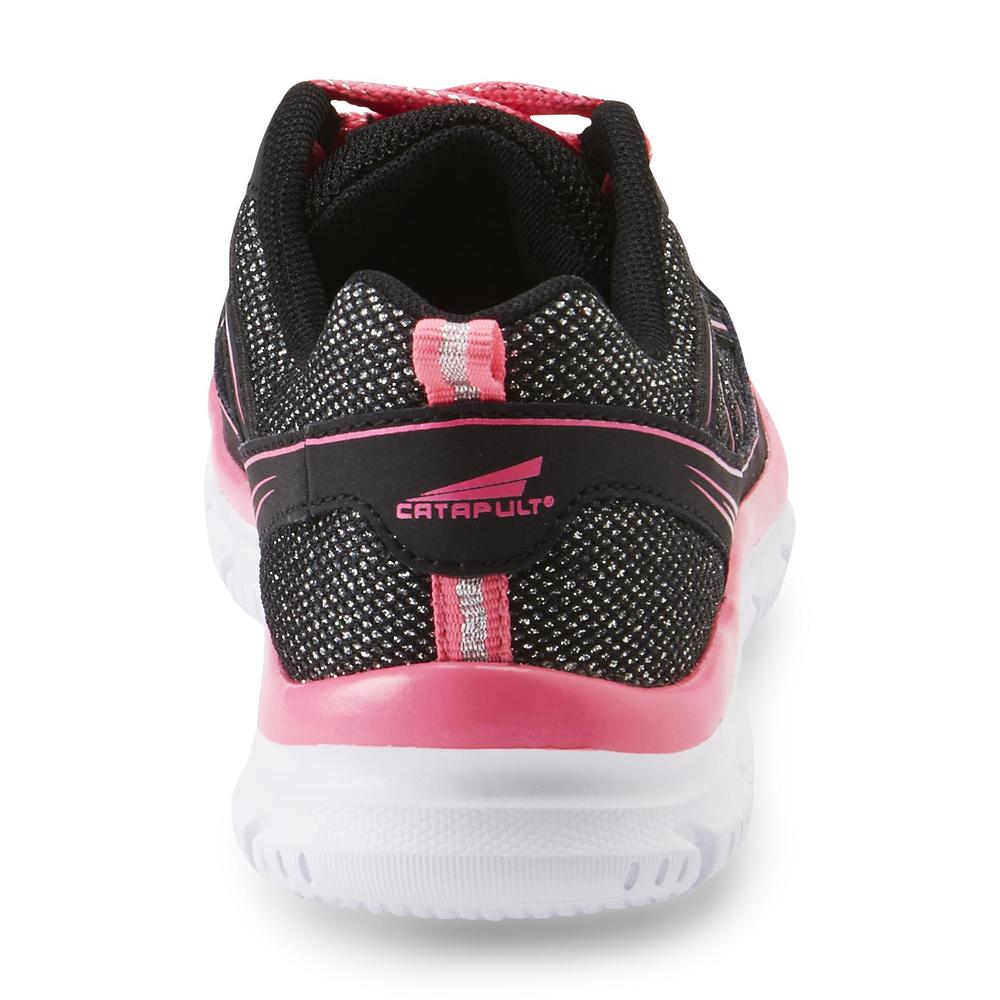 CATAPULT Girl's Runner Black/Pink Athletic Shoe