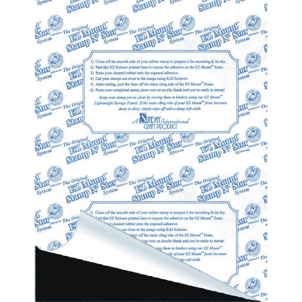 Ez Mount Static Cling Mounting Foam 8.5"X11"-(for Stamps Already With Foam)