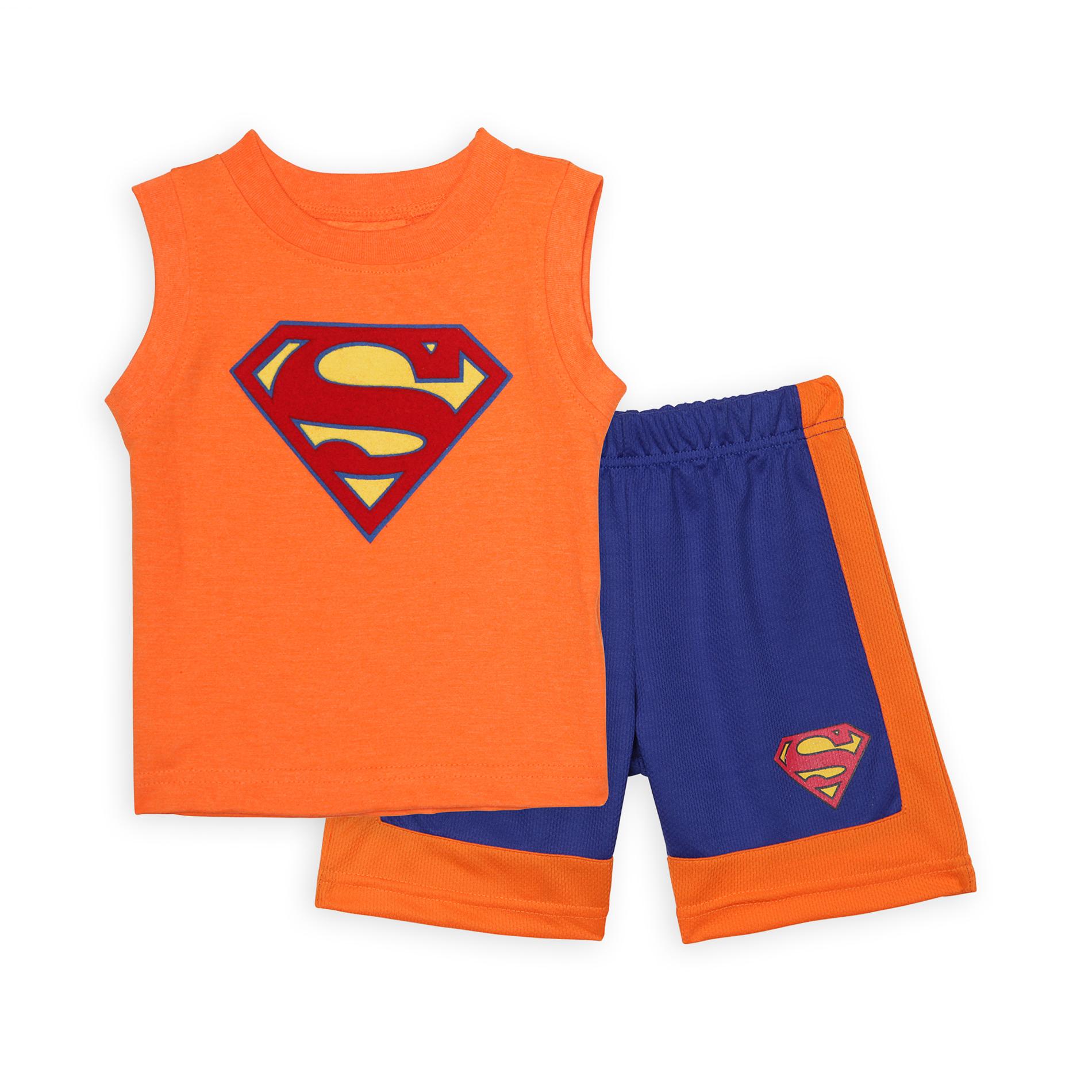 DC Comics Infant & Toddler Boy's Tank Top & Shorts - Superman
