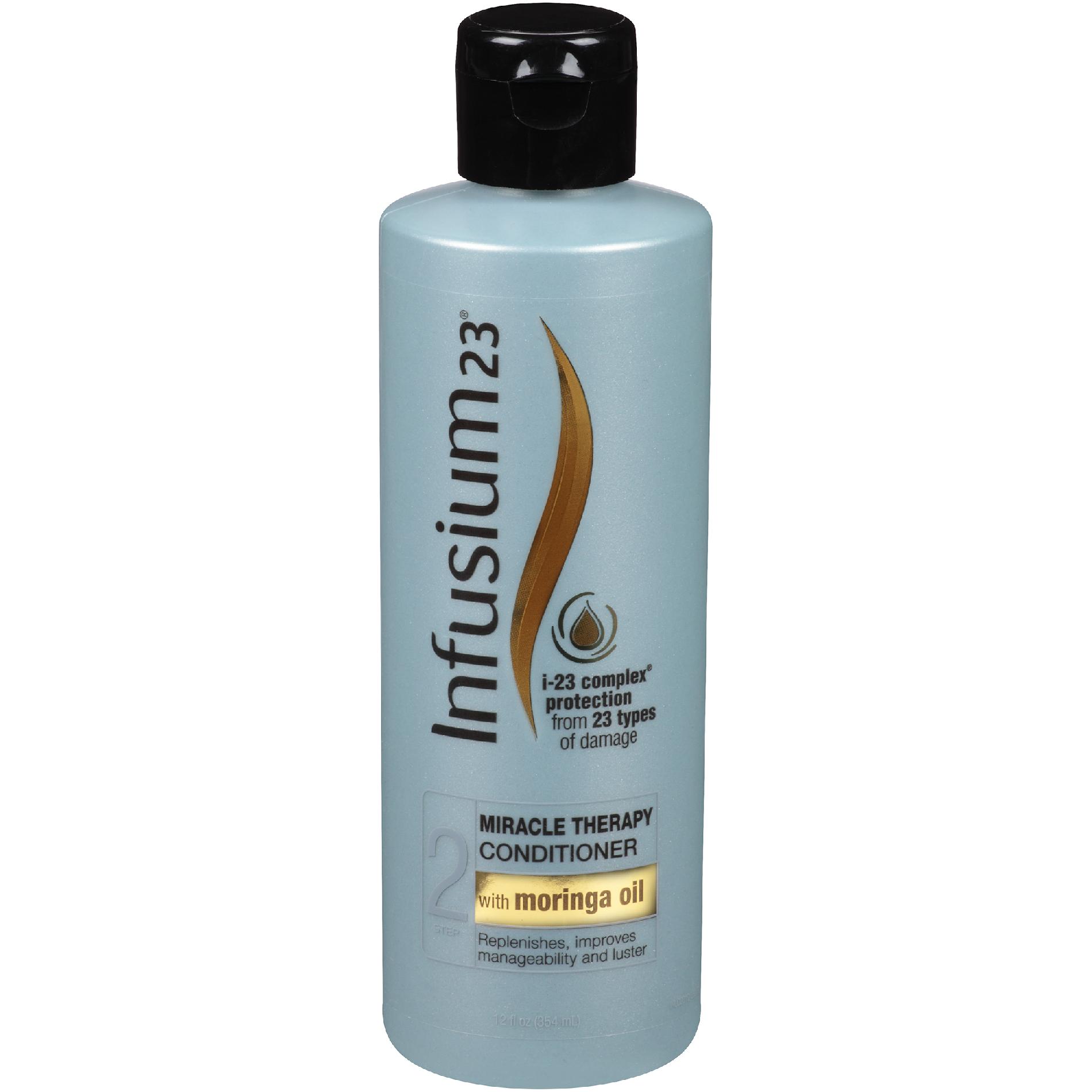 Infusium 23 Miracle Therapy Conditioner with Moringa Oil, 12 fl oz.
