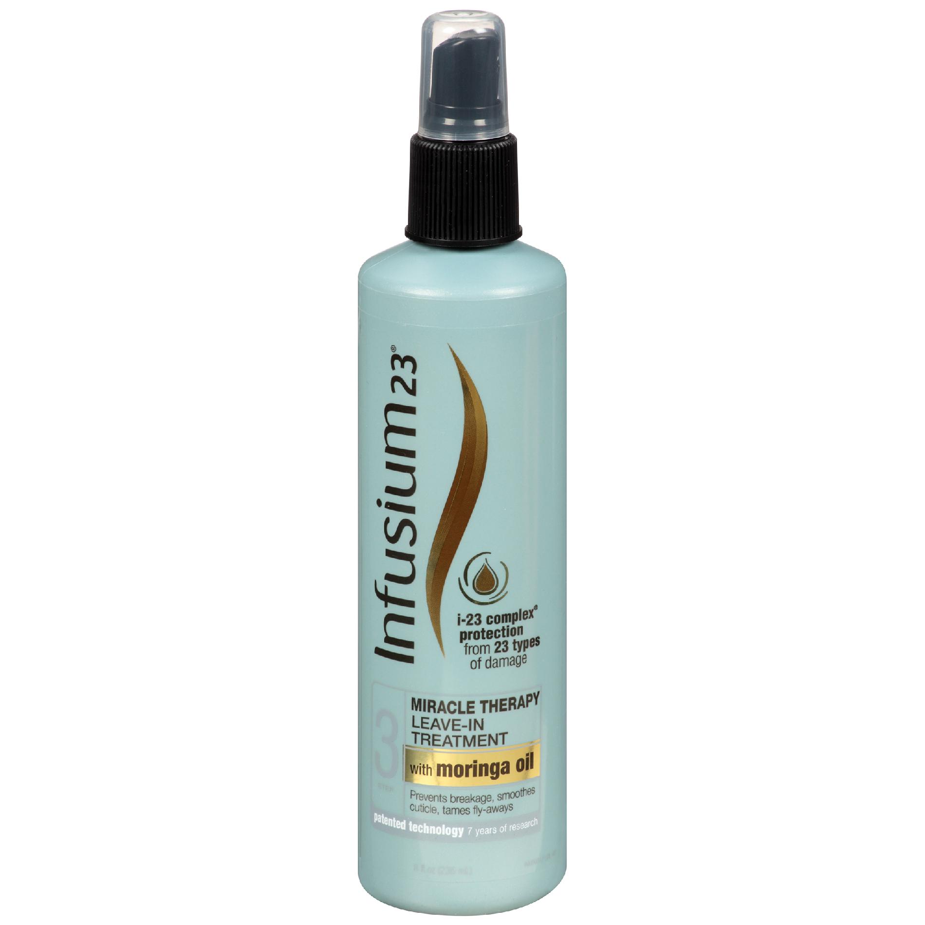 Infusium 23 Miracle Therapy Leave-in Treatment with Moringa Oil, 8.0 fl oz.