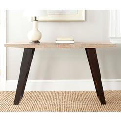 Safavieh AMH4131A Waldo Console Table with Black Brushed - Natural