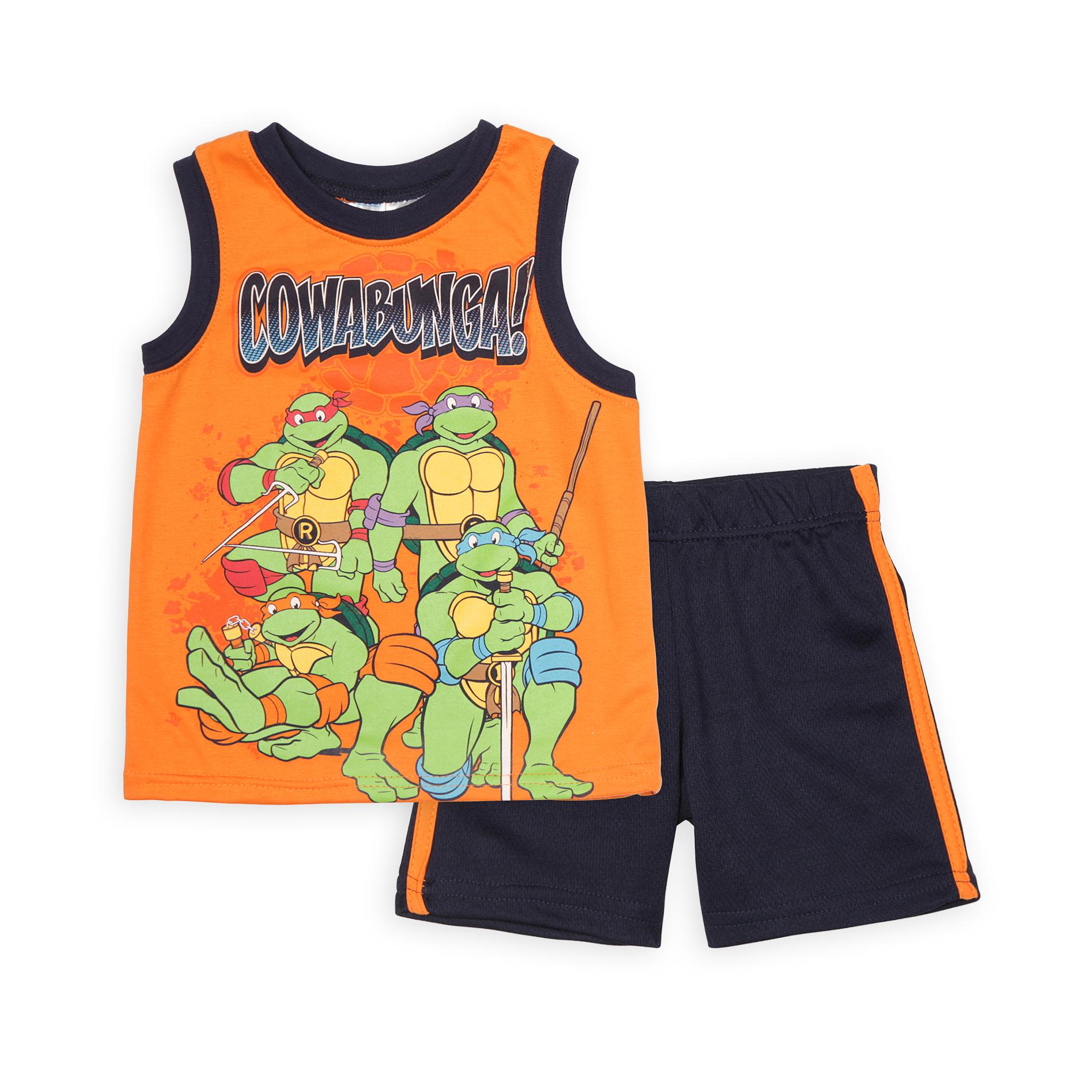 Nickelodeon Toddler Boy's Tank Top & Shorts - Teenage Mutant Ninja Turtles