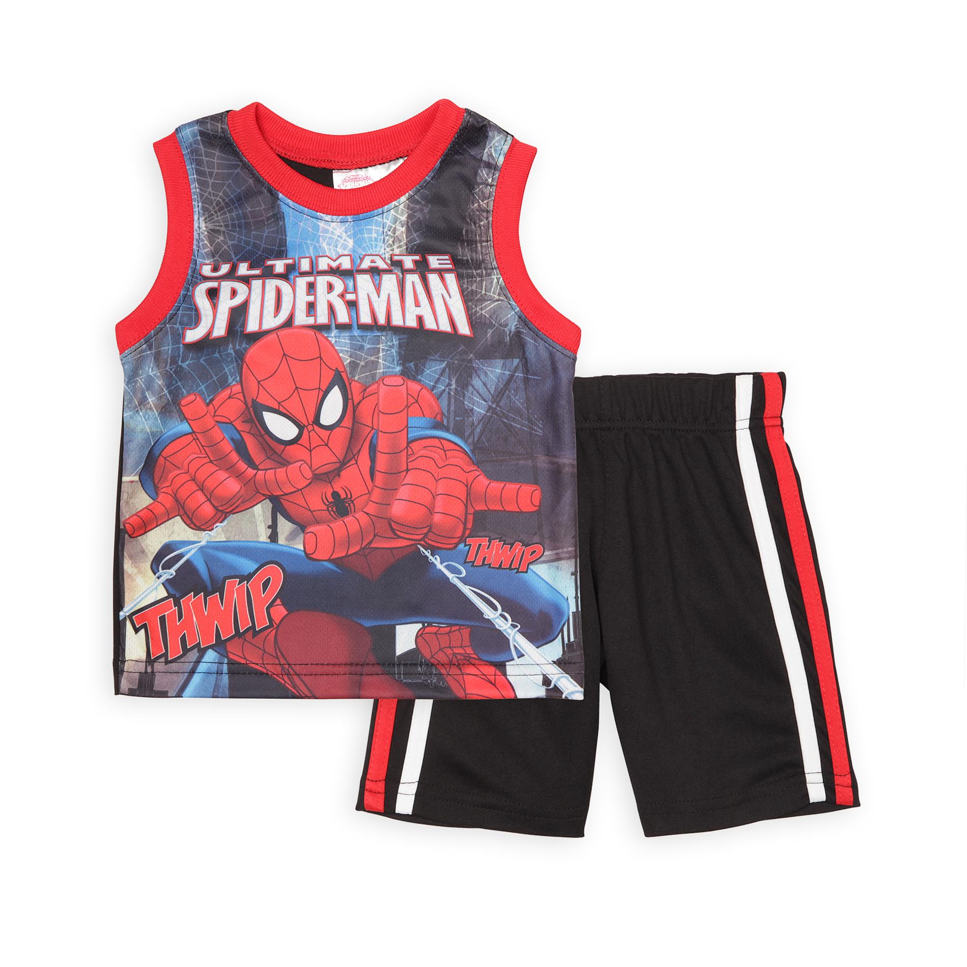 Marvel Toddler Boy's Tank Top & Shorts - Spider-Man