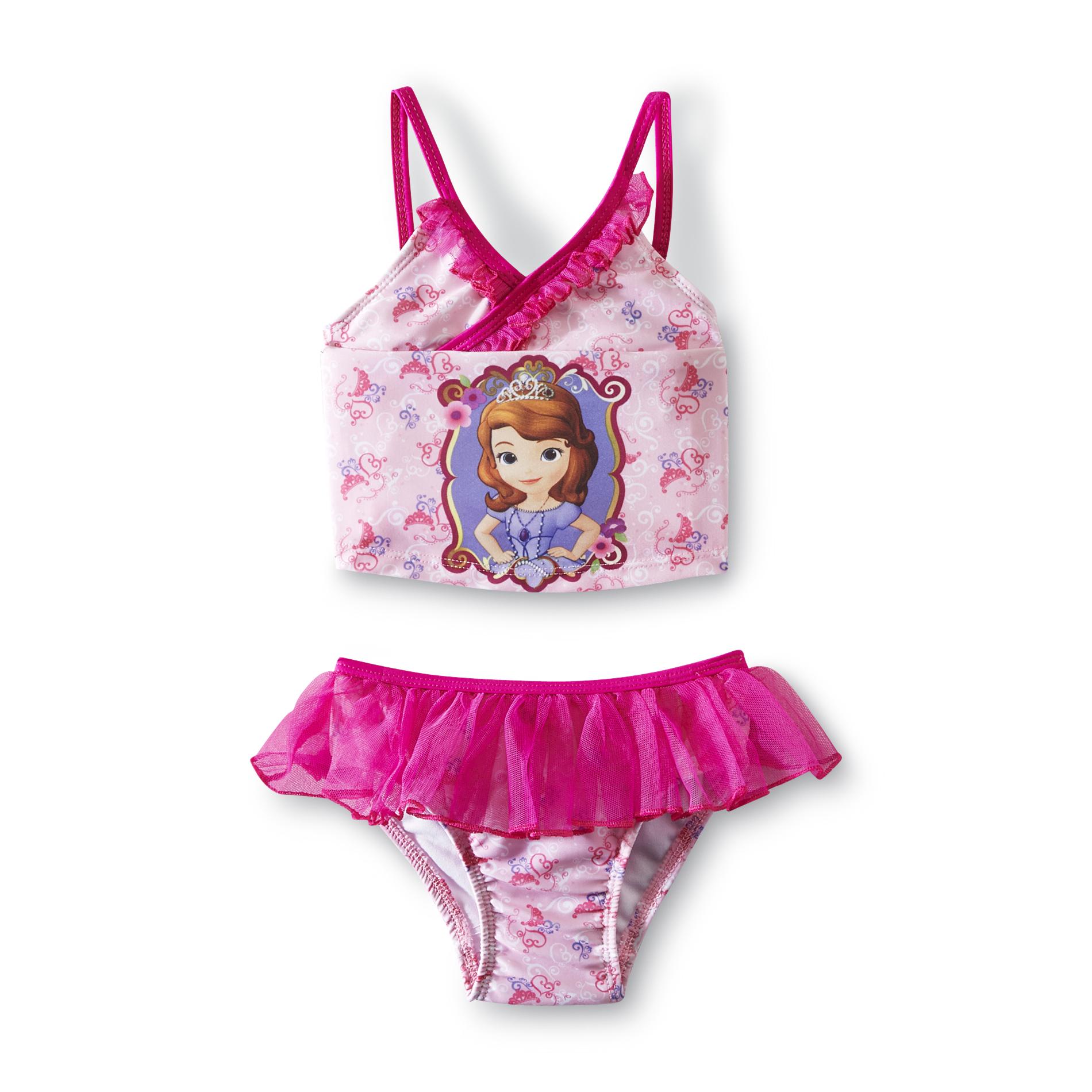 Disney Sofia the First Toddler Girl's Tankini Swimsuit
