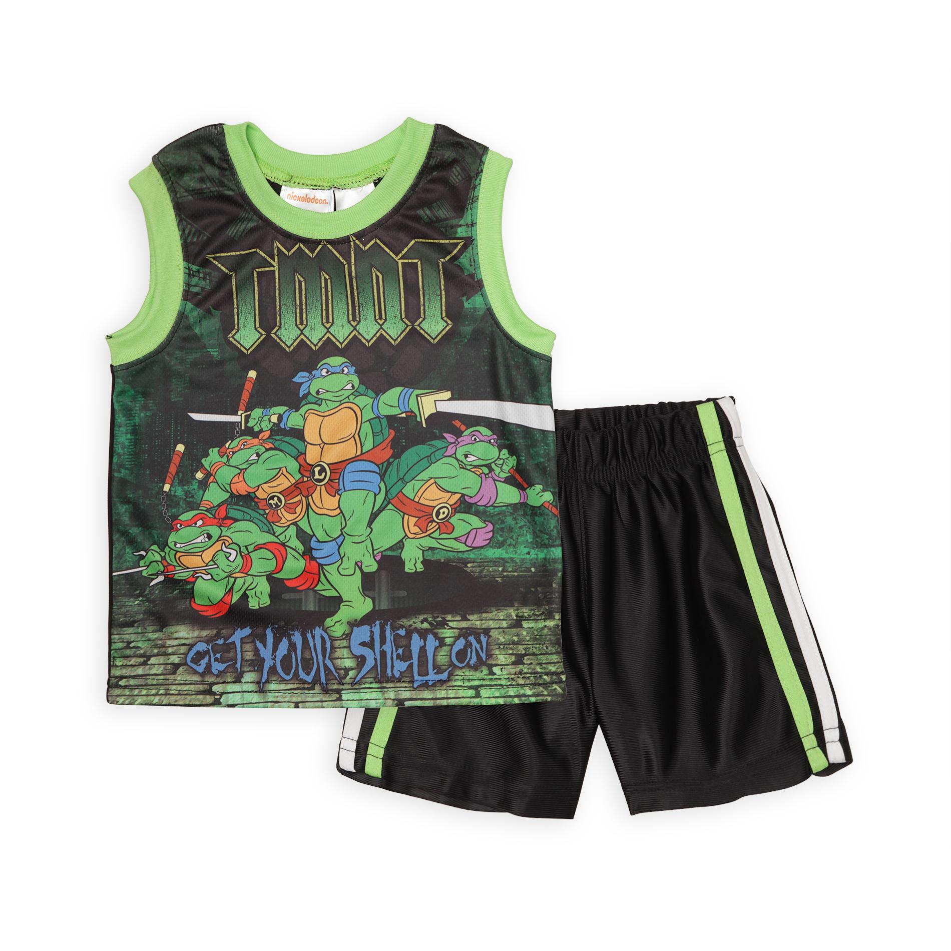 Nickelodeon Toddler Boy's Tank Top & Shorts - Teenage Mutant Ninja Turtles