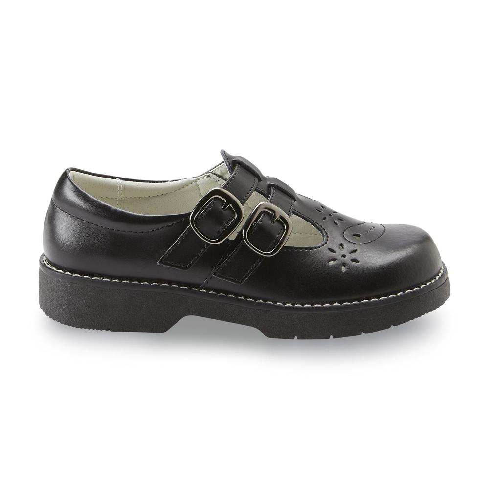 Thom McAn Girl's Abbey Black T-Strap Mary Jane