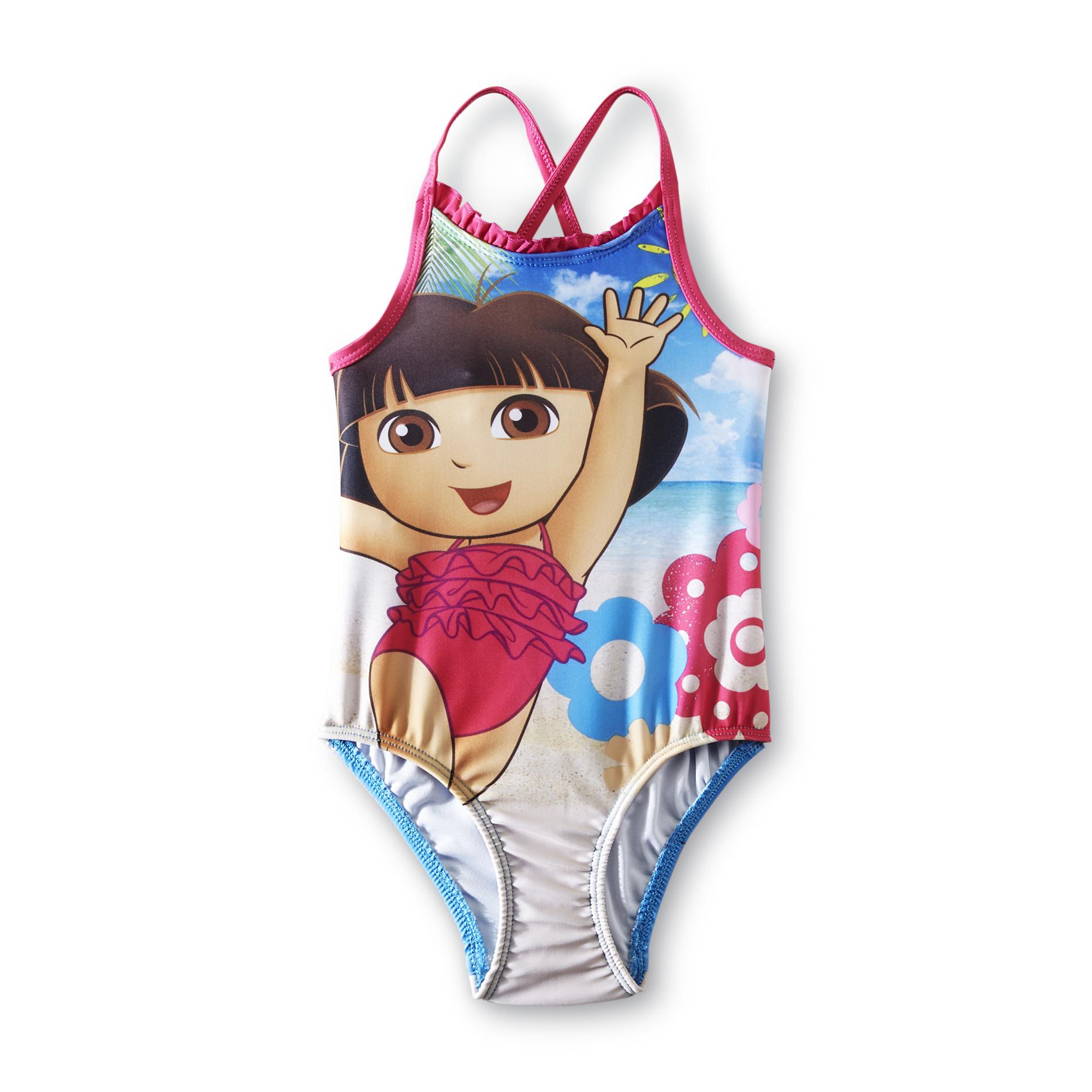 Nickelodeon Dora the Explorer Toddler Girl's One-Piece Swimsuit