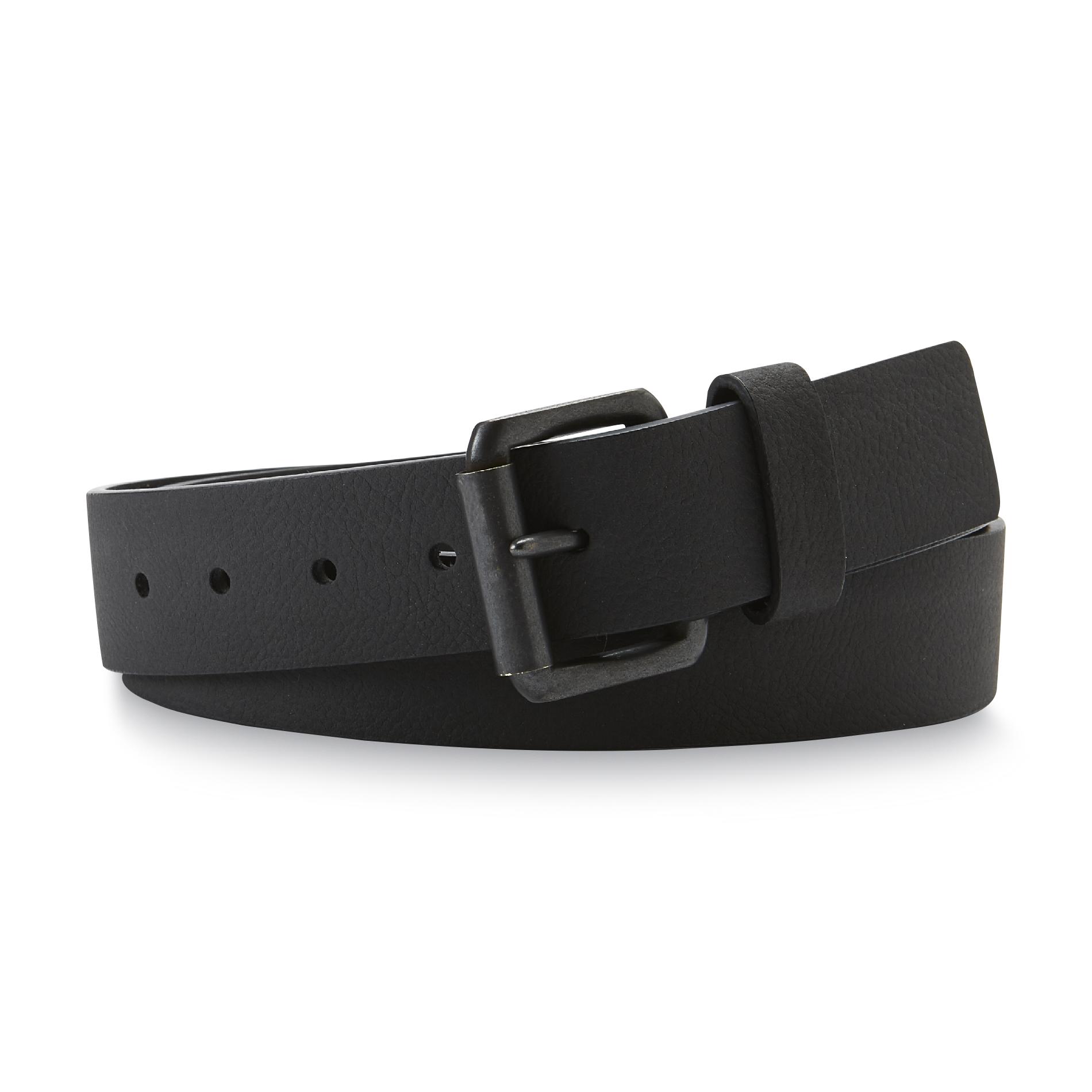 Route 66 Men's Faux Leather Casual Belt - Milled