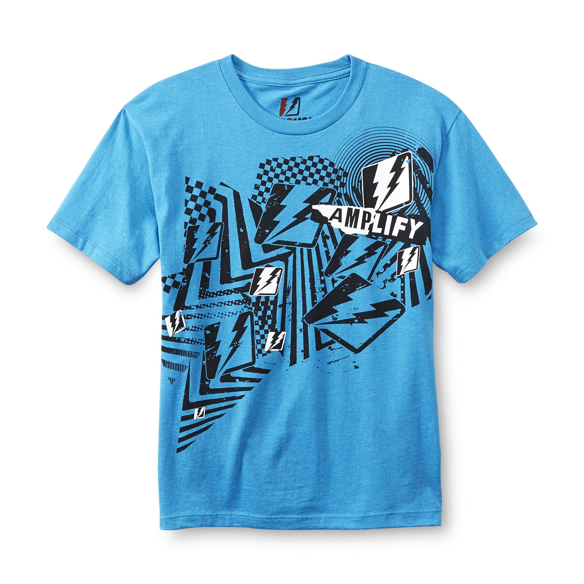 Amplify Boy's Graphic T-Shirt - Lightning Logos