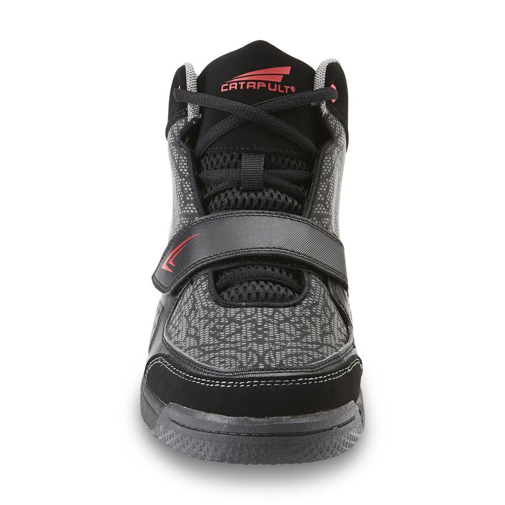 CATAPULT Men's Command 2 Black/Reflective High-Top Basketball Shoe