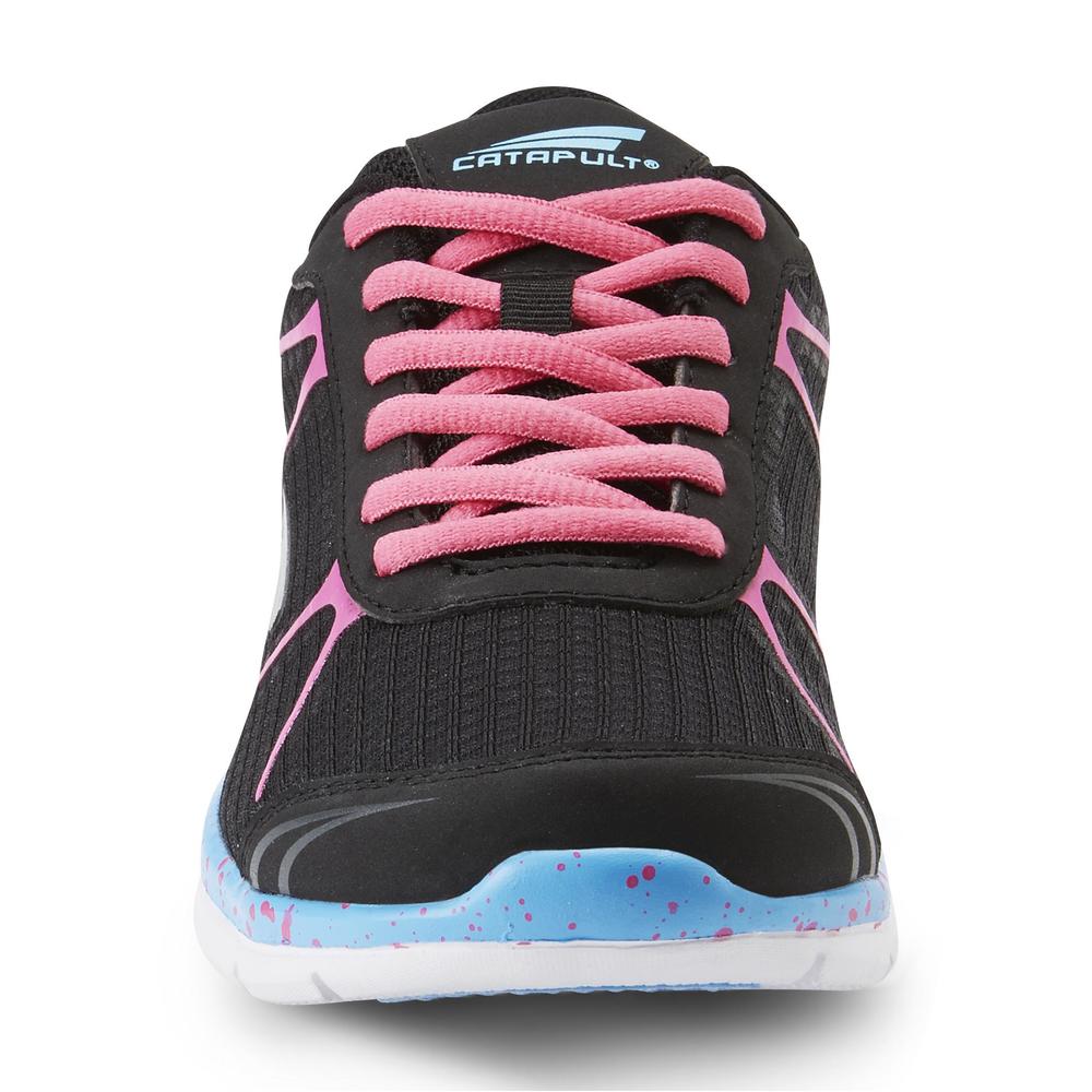 CATAPULT Women's Speck Black/Pink Athletic Shoe