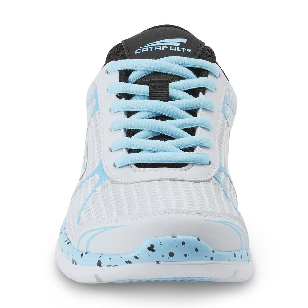 CATAPULT Women's Speck White/Teal Athletic Shoe