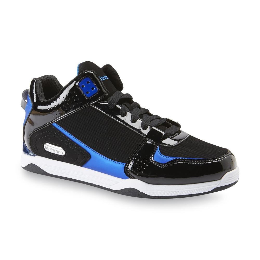 Athletech Men's Plunge 2 Black/Blue Athletic Shoe