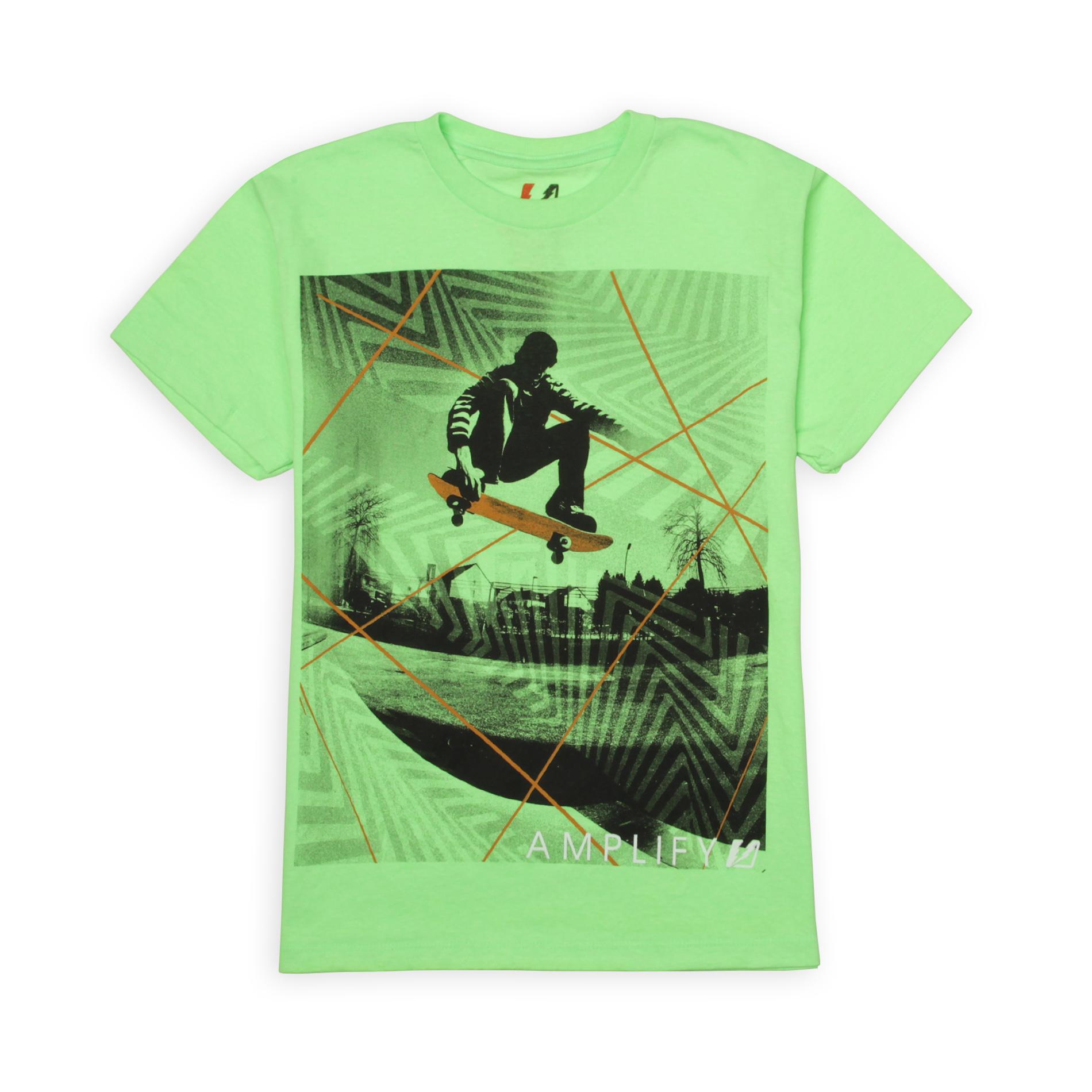 Amplify Boy's Graphic T-Shirt - Skateboard Jump